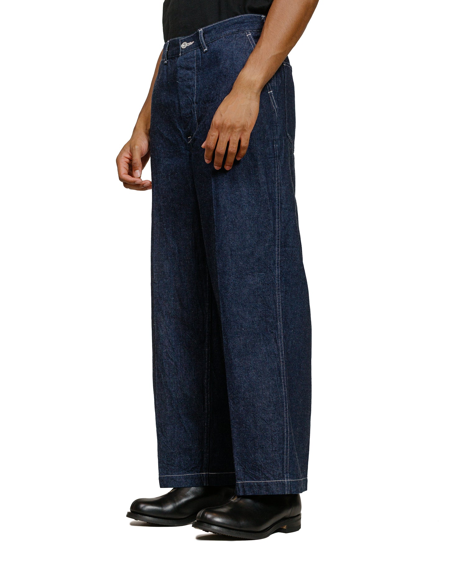 lost & found Phigvel Phigvel Mil Denim Trousers Indigo
