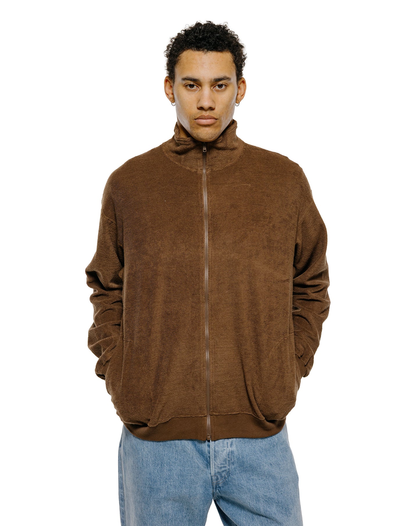 lost & found Phigvel Phigvel Mountaineer Pile Jacket Sepia Brown