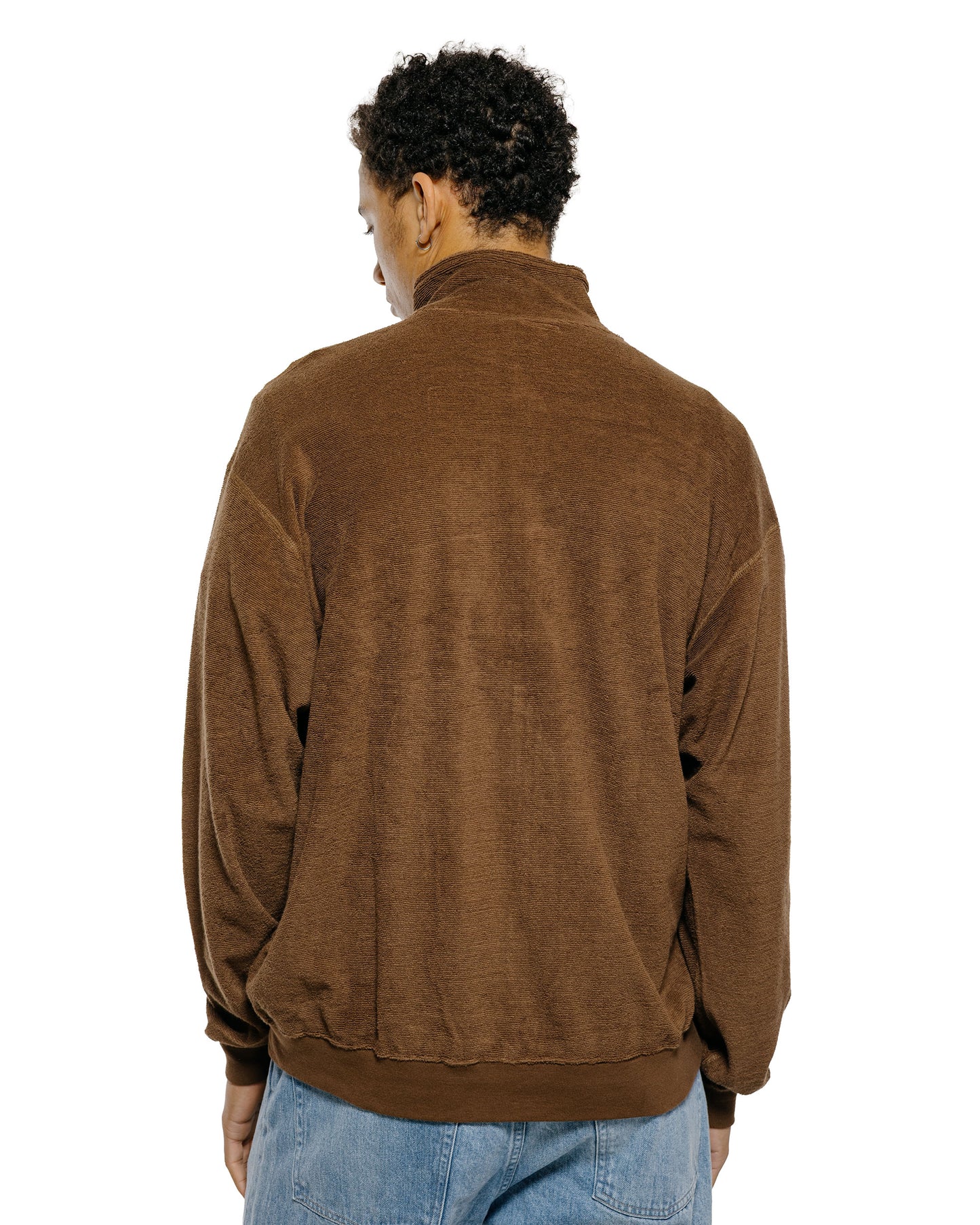 lost & found Phigvel Phigvel Mountaineer Pile Jacket Sepia Brown