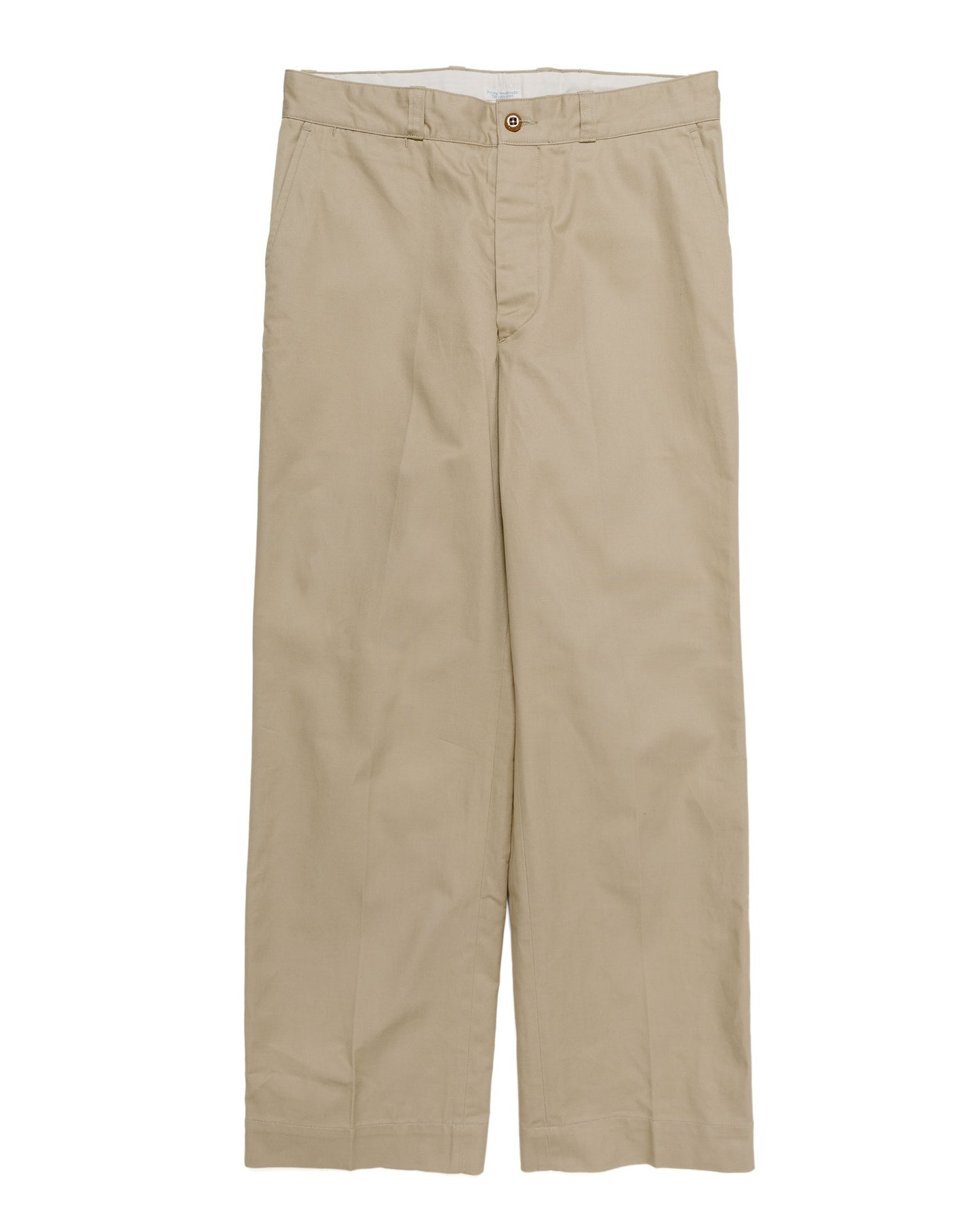 lost & found Phigvel Phigvel Officer Trousers (Regular) Khaki Beige