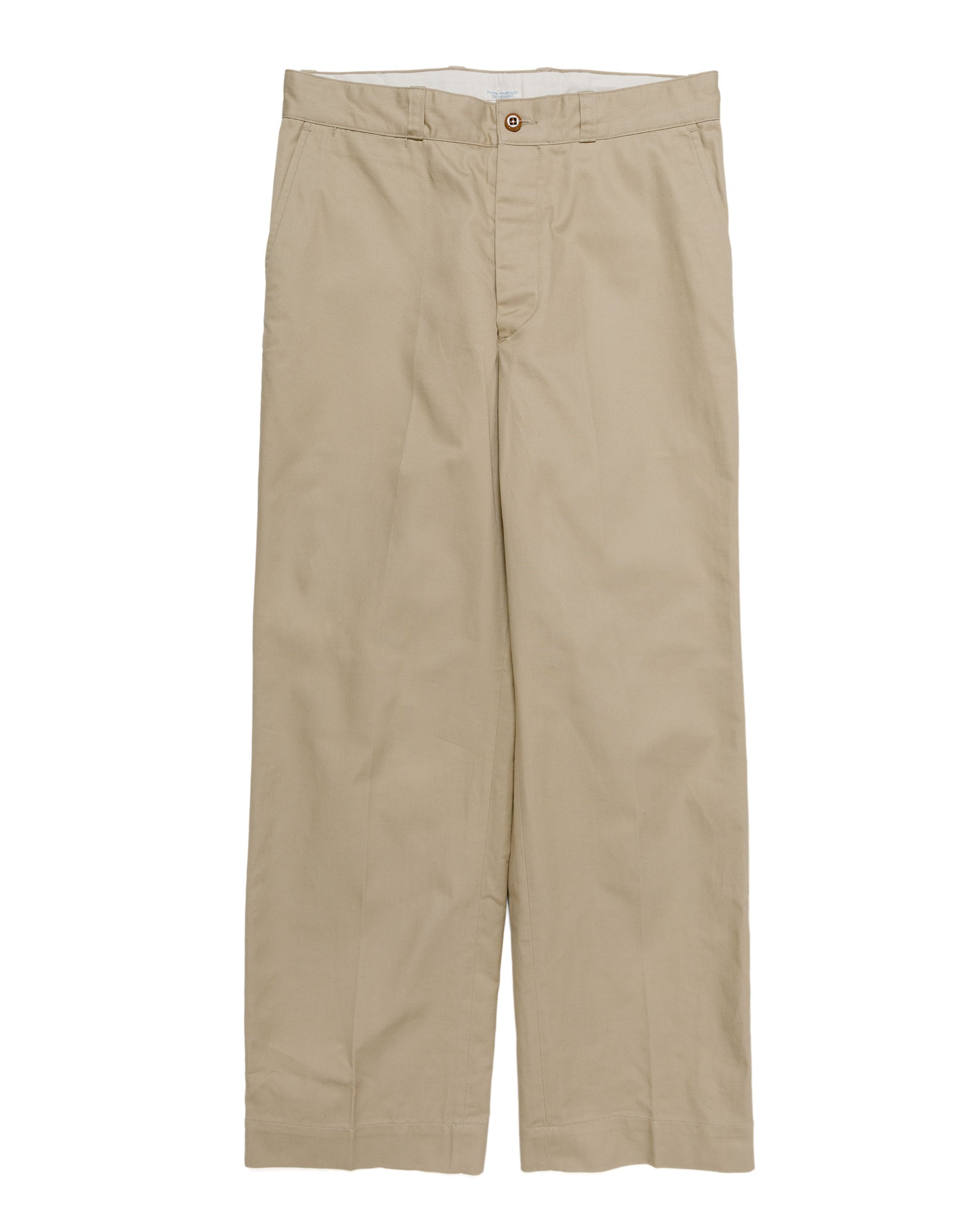 lost & found Phigvel Phigvel Officer Trousers (Regular) Khaki Beige