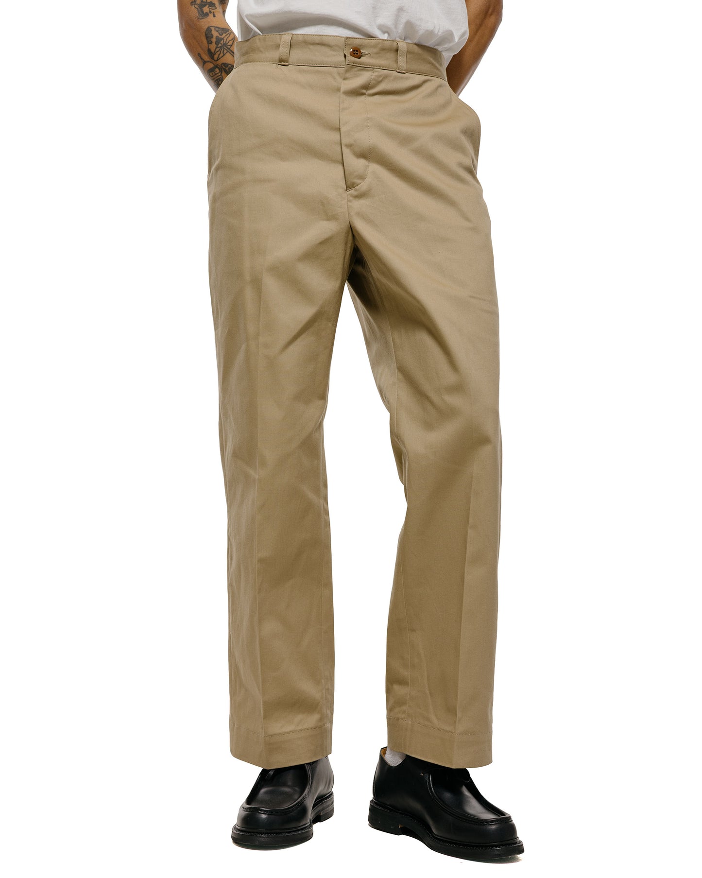 lost & found Phigvel Phigvel Officer Trousers (Regular) Khaki Beige