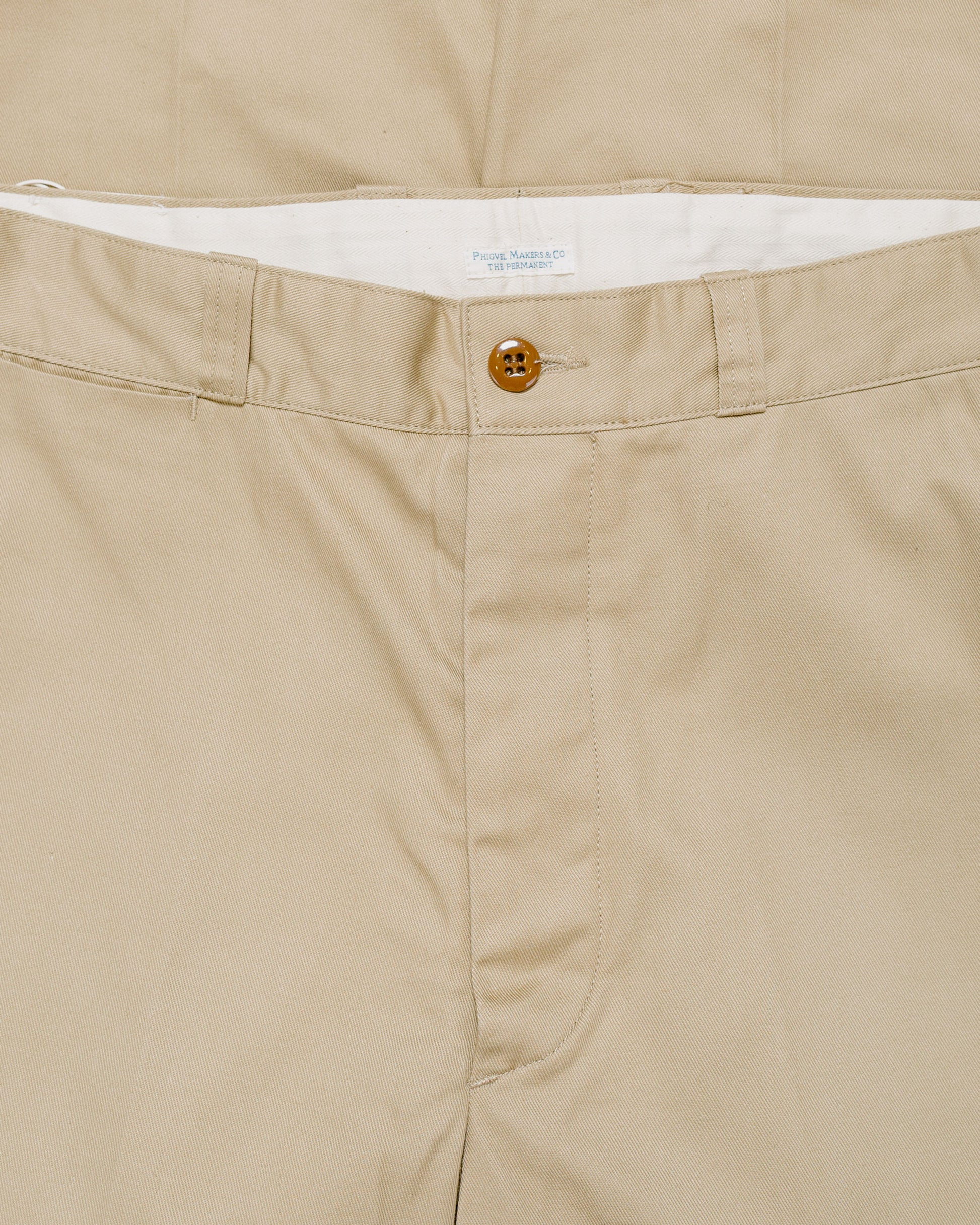 lost & found Phigvel Phigvel Officer Trousers (Regular) Khaki Beige