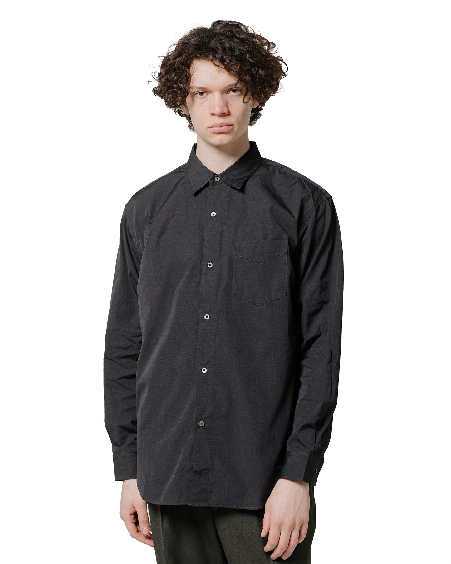 lost & found Phigvel Phigvel Regular Collar Dress Shirt Charcoal
