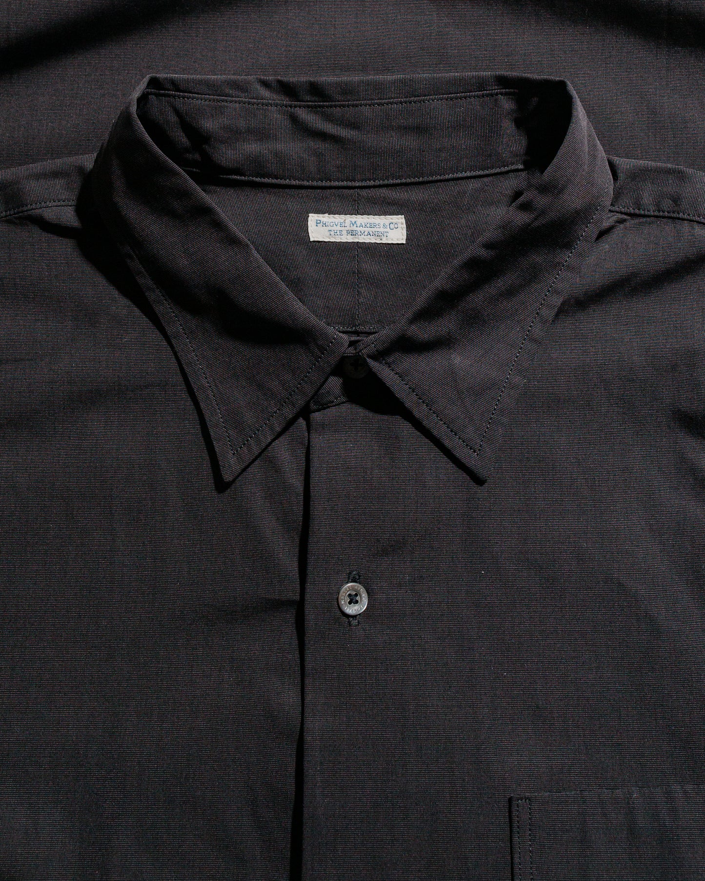 lost & found Phigvel Phigvel Regular Collar Dress Shirt Charcoal