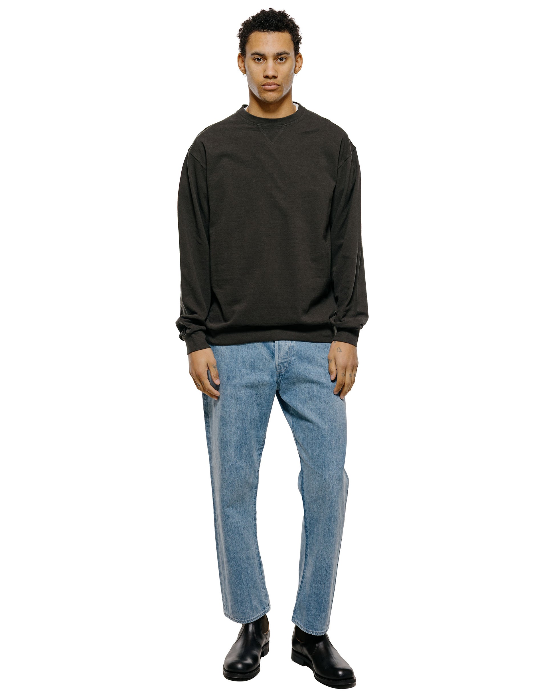 lost & found Phigvel Phigvel Seed Stitch Sleeve LS Graphite
