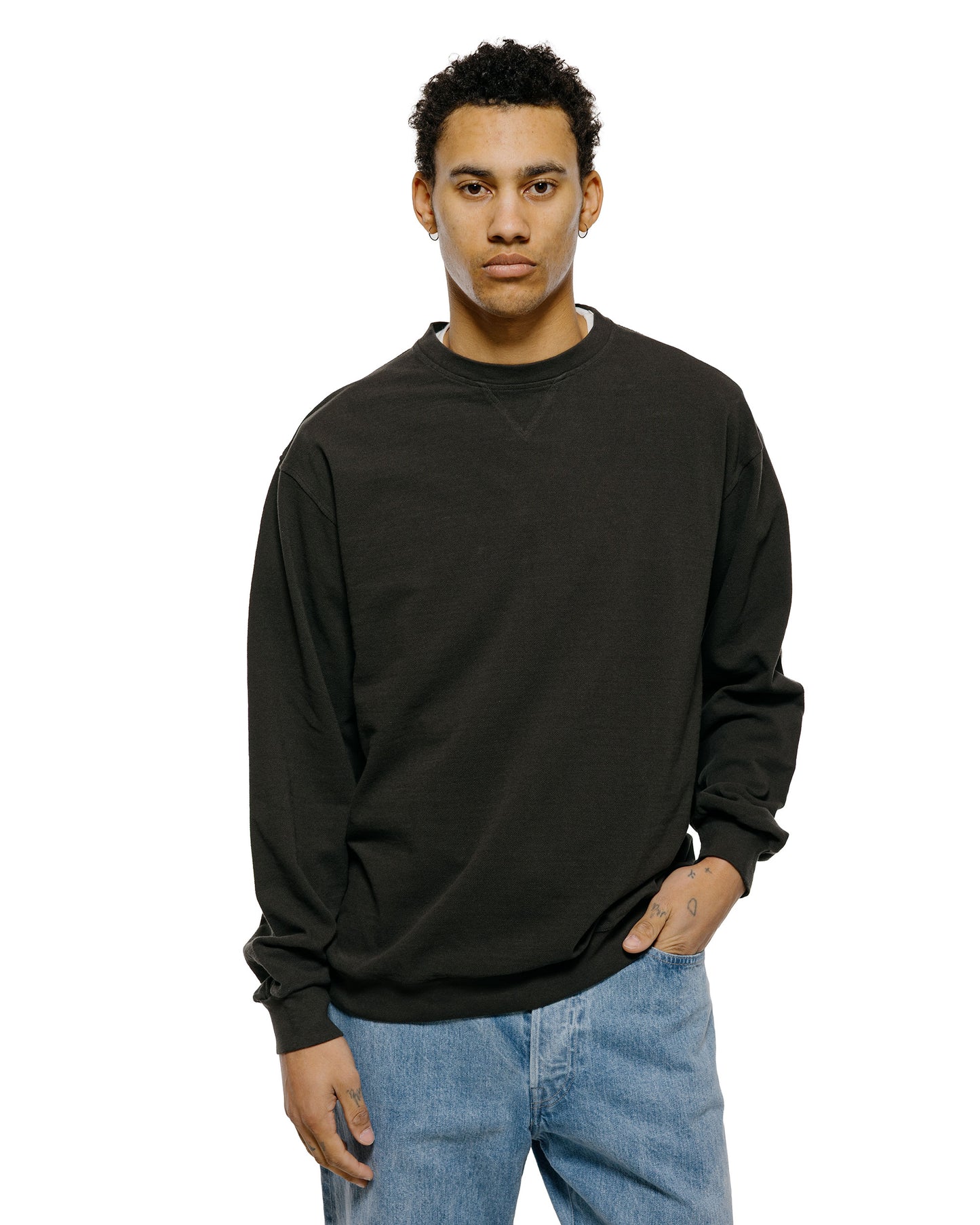 lost & found Phigvel Phigvel Seed Stitch Sleeve LS Graphite