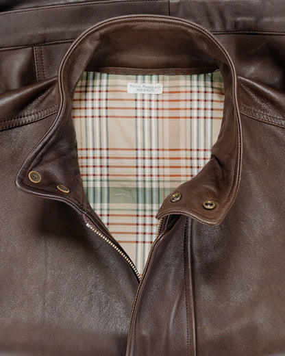 lost & found Phigvel Phigvel Sheepleather Sporting Blouson Dark Brown