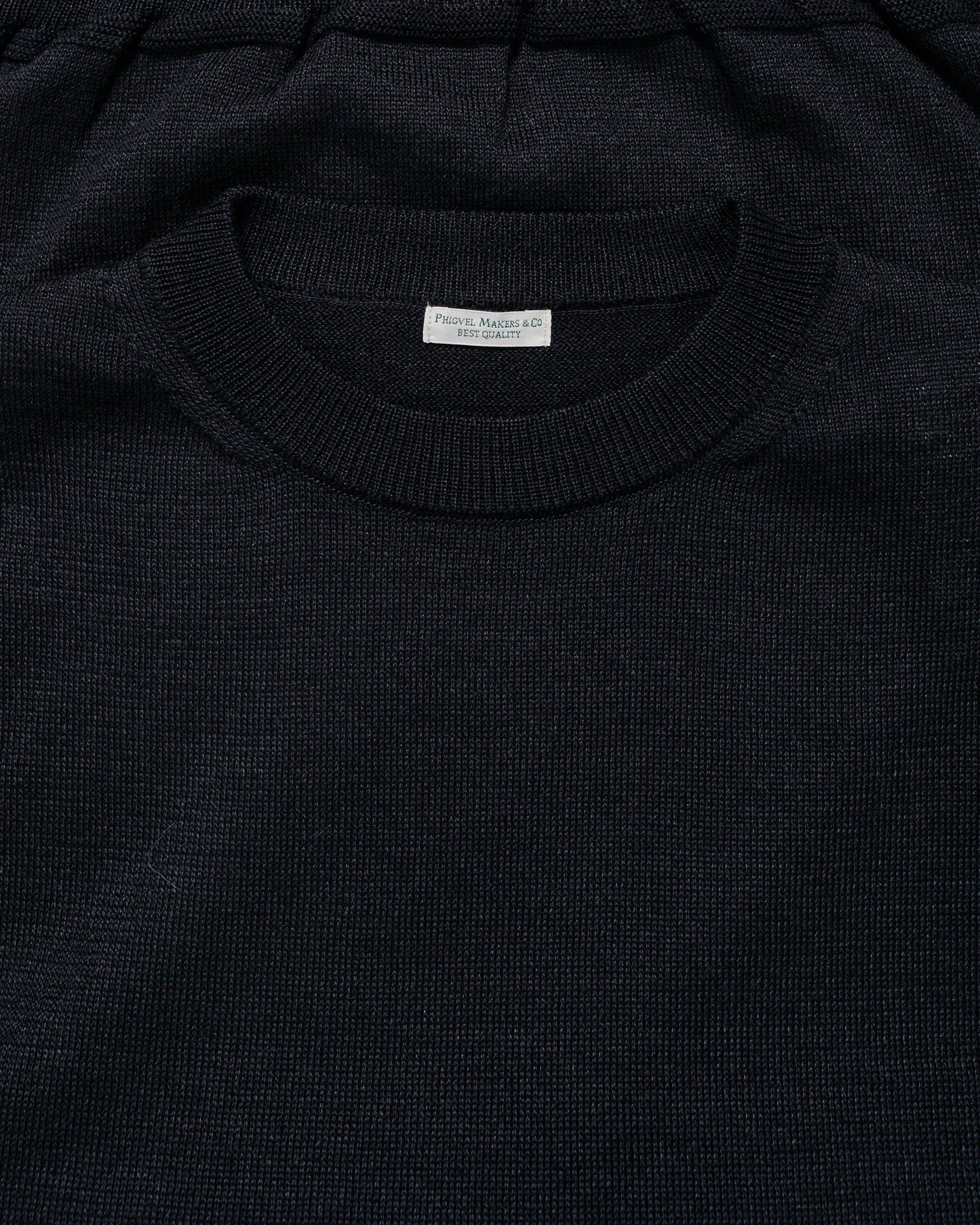 lost & found Phigvel Phigvel W/L Crewneck Knit Black
