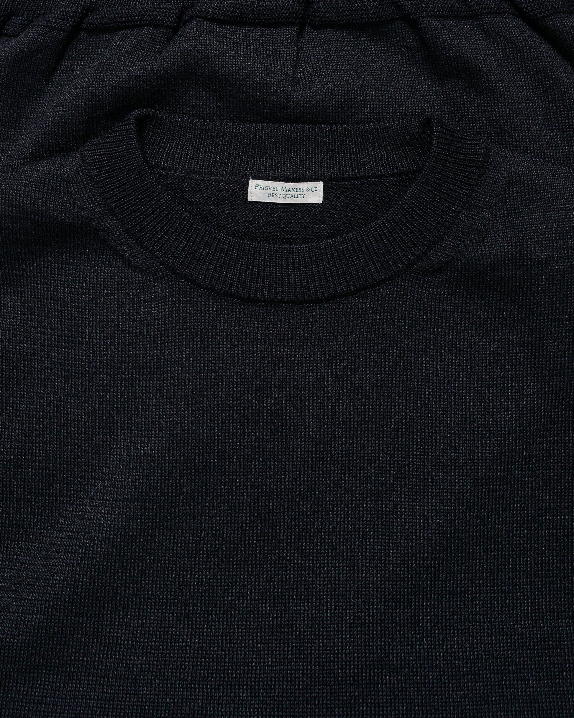 lost & found Phigvel Phigvel W/L Crewneck Knit Black