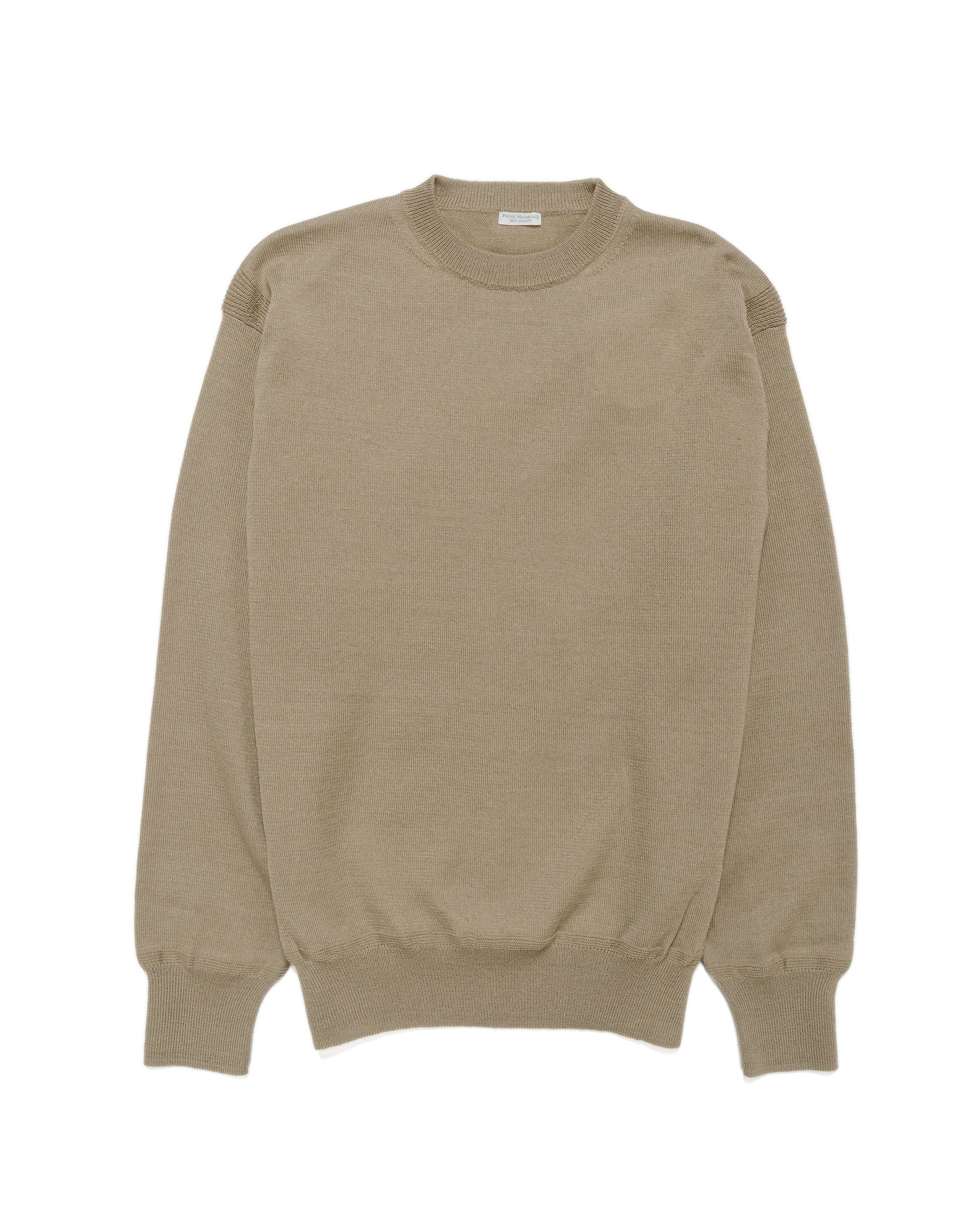 lost & found Phigvel Phigvel W/L Crewneck Knit Khaki Beige