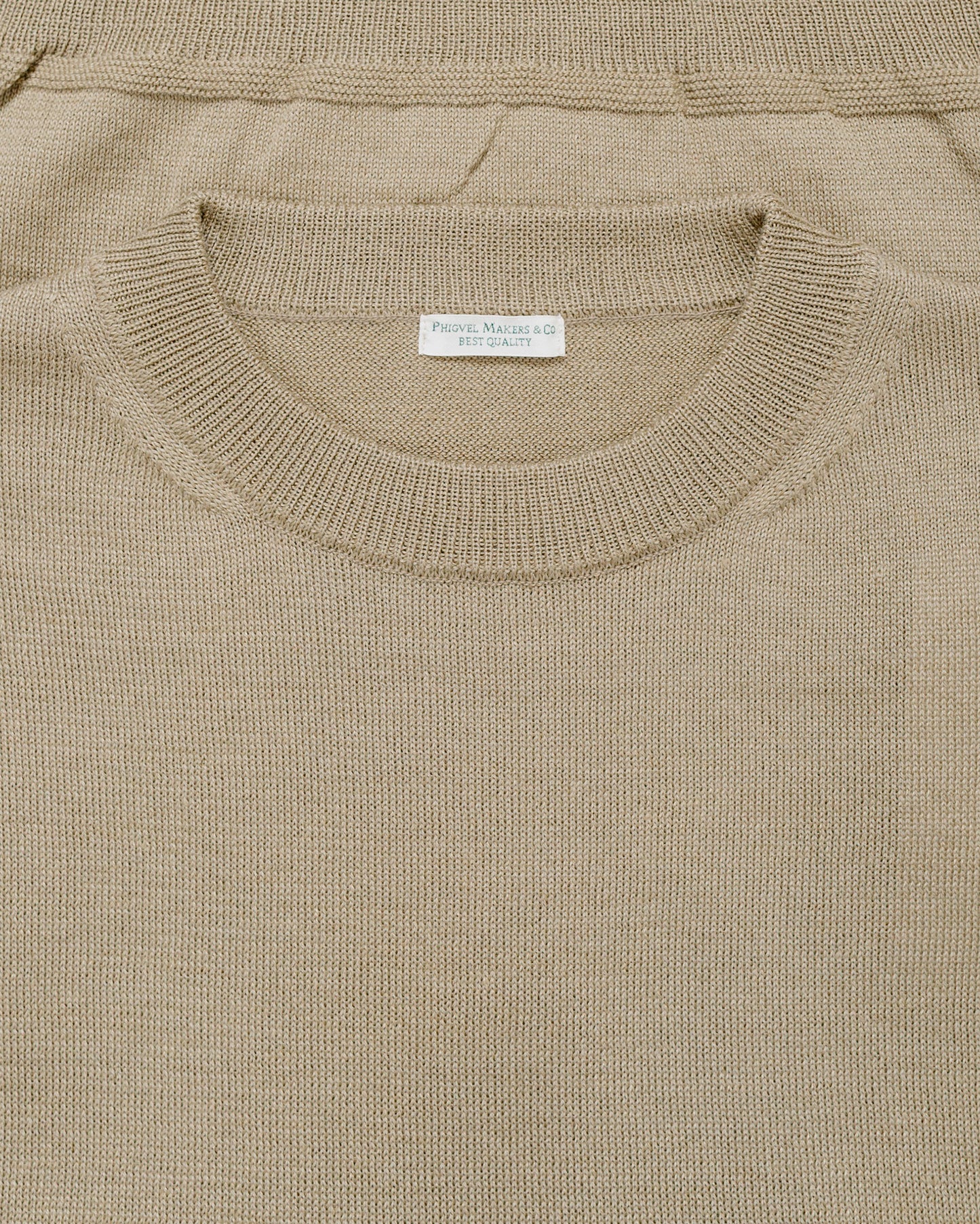 lost & found Phigvel Phigvel W/L Crewneck Knit Khaki Beige