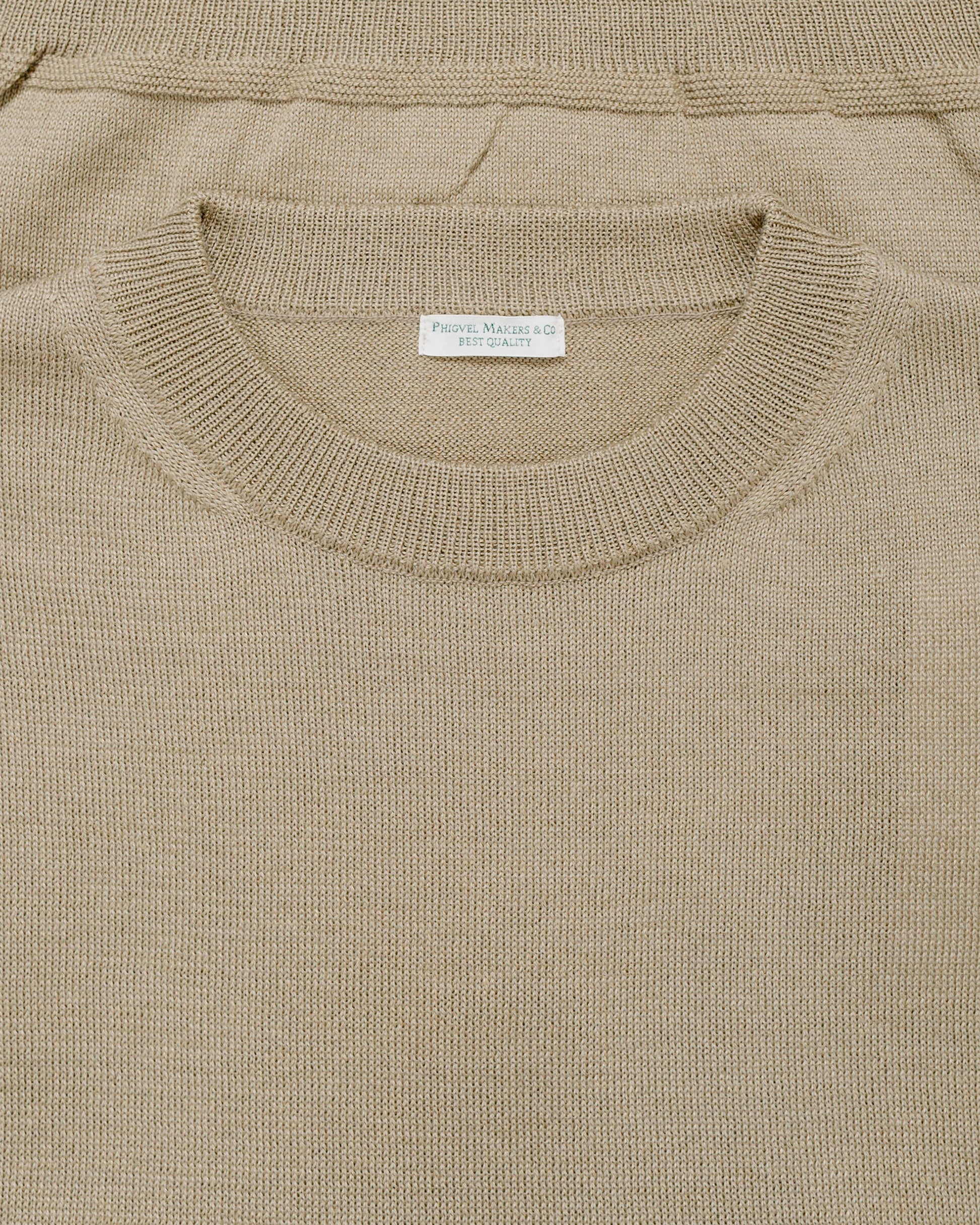 lost & found Phigvel Phigvel W/L Crewneck Knit Khaki Beige