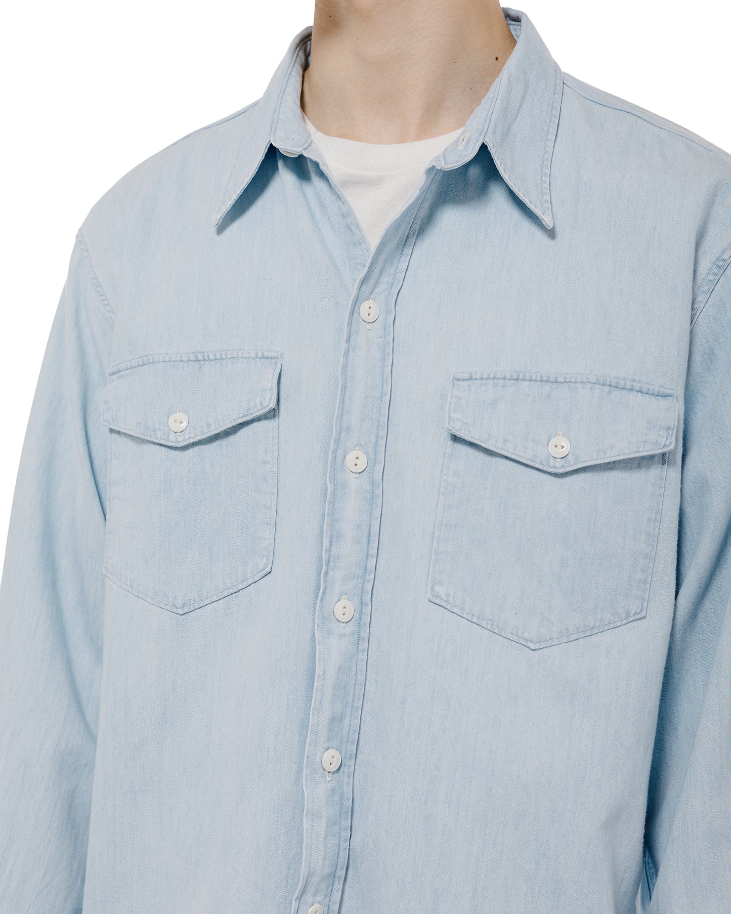 lost & found Phigvel Phigvel Workaday Shirt Ice Blue (Faded)