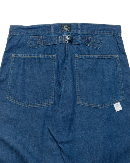 lost & found Post O'Alls Post O'Alls ARMY Pants Blue Denim w/OD Yellow Stitch Indigo