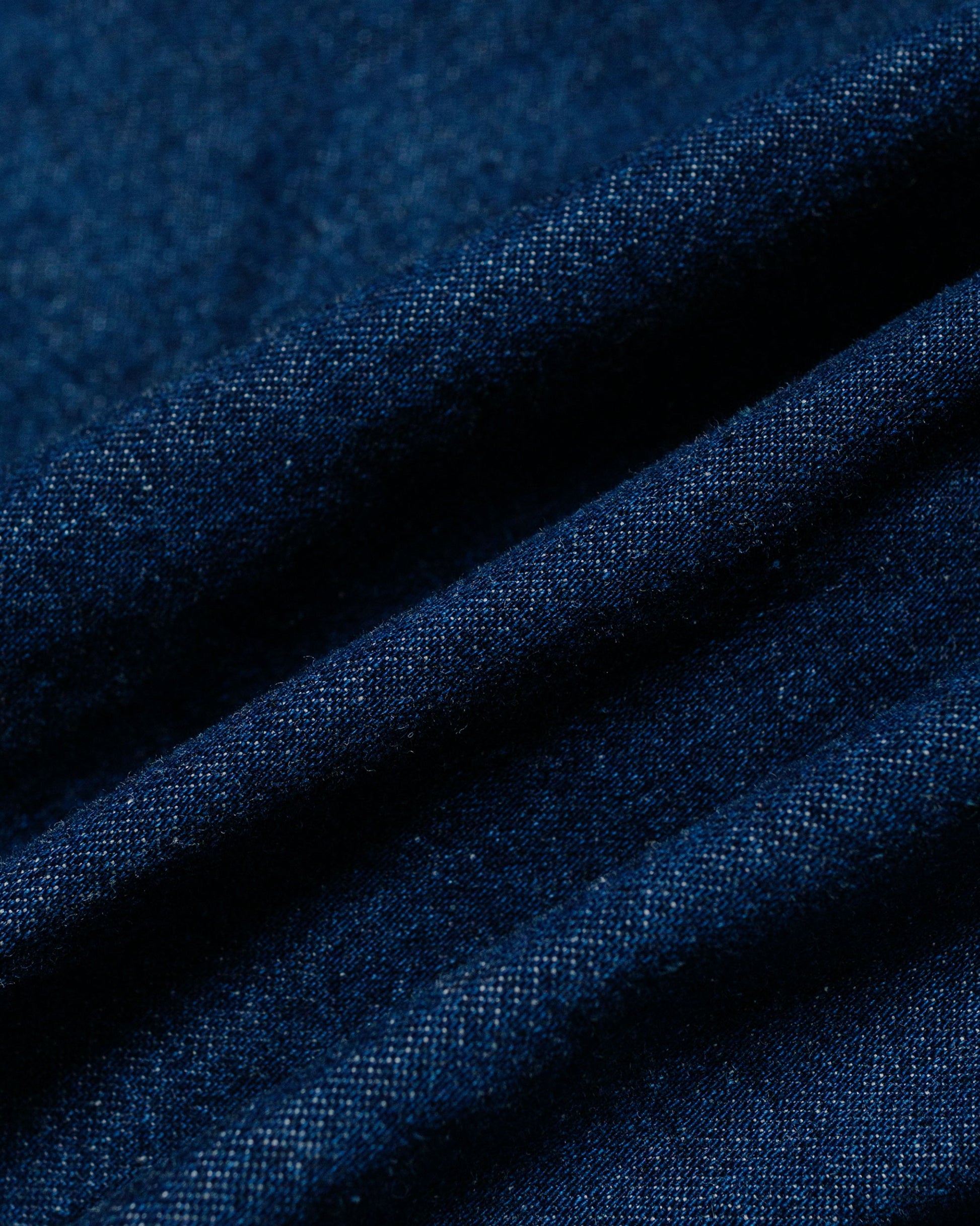 lost & found Post O'Alls Post O'Alls ARMY Shirt Blue Denim w/OD Yellow Stitch Indigo
