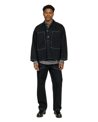 lost & found Post O'Alls Post O'Alls ARMY Shirt Herringbone Denim Black