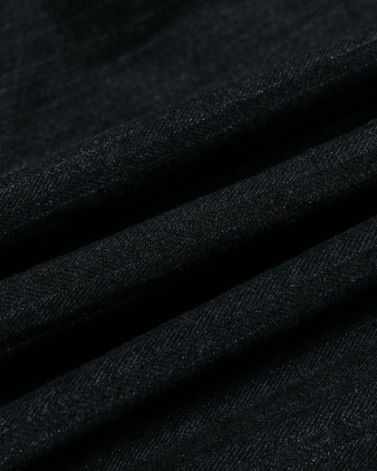 lost & found Post O'Alls Post O'Alls ARMY Shirt Herringbone Denim Black