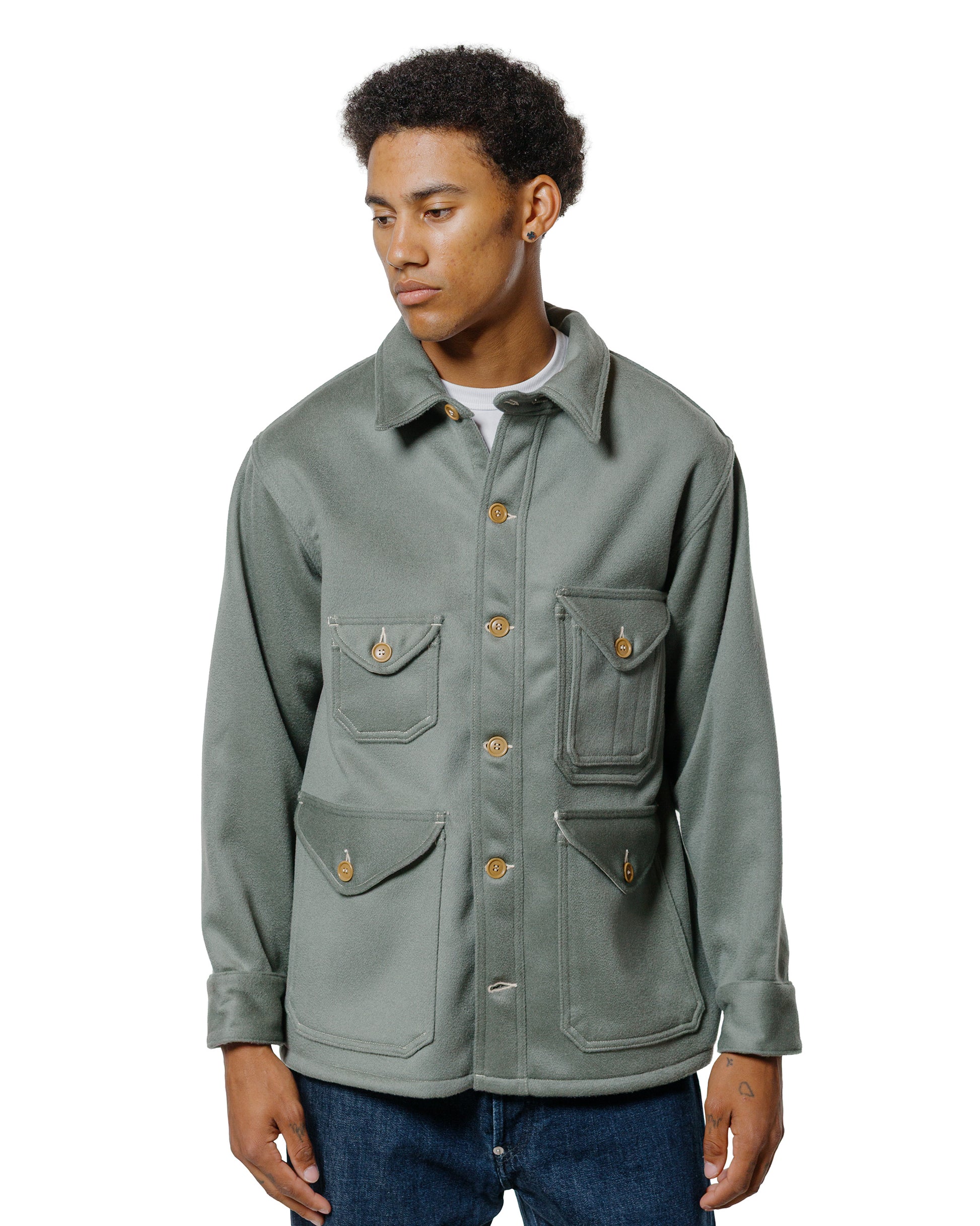 lost & found Post O'Alls Post O'Alls Cruzer 5-R Beaver Melton Pale Green