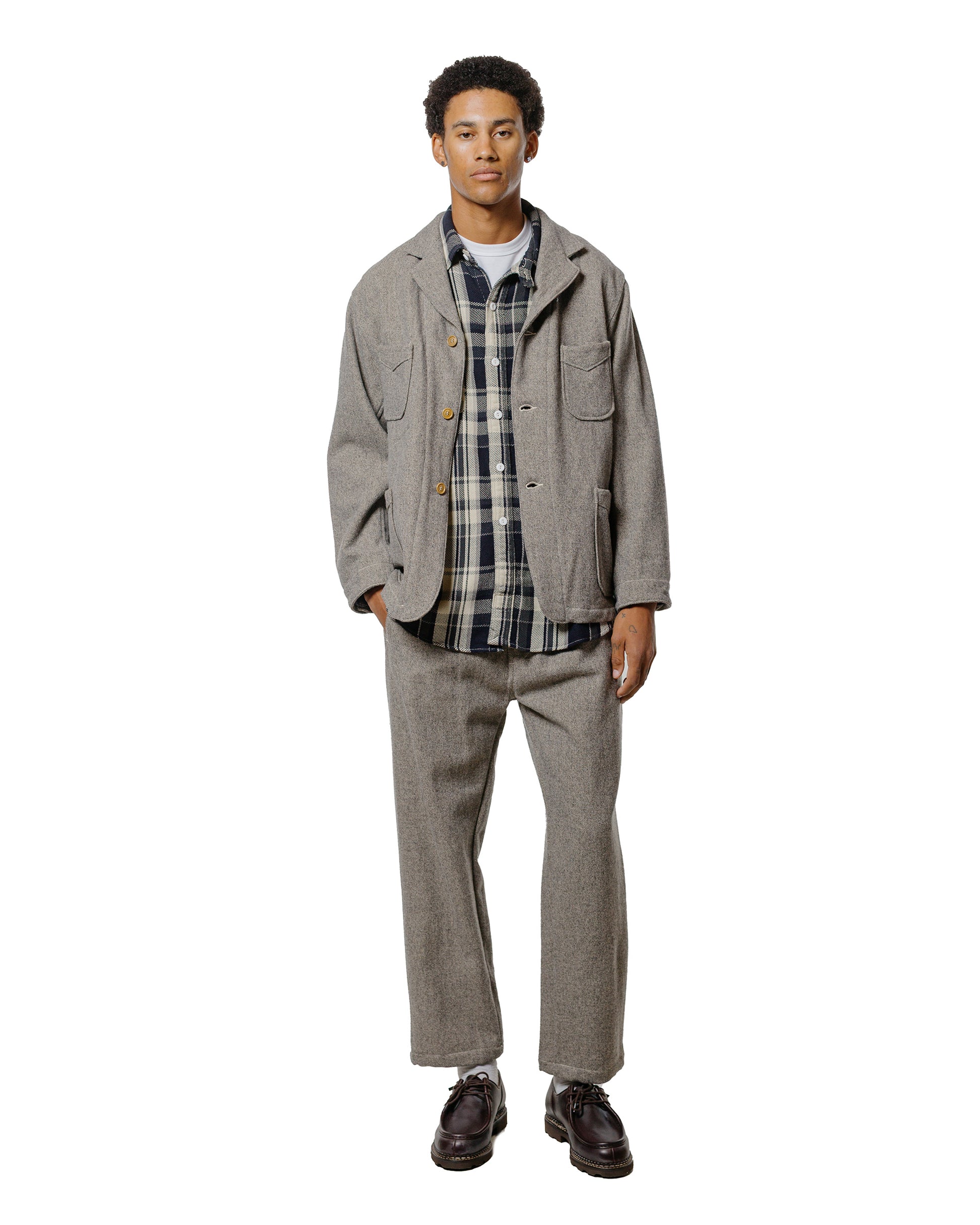 lost & found Post O'Alls Post O'Alls E-Z Lax 4 Basket Tweed Ecru