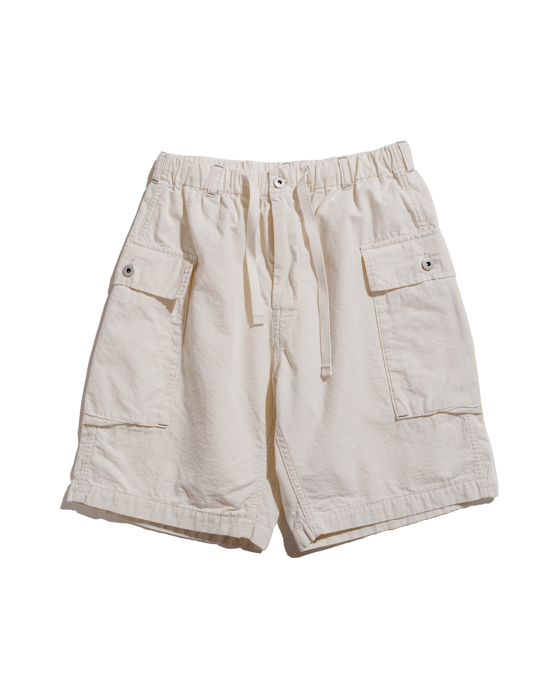 lost & found Post O'Alls Post O'Alls E-Z Walkabout Shorts Cotton Dobby Ripstop Natural