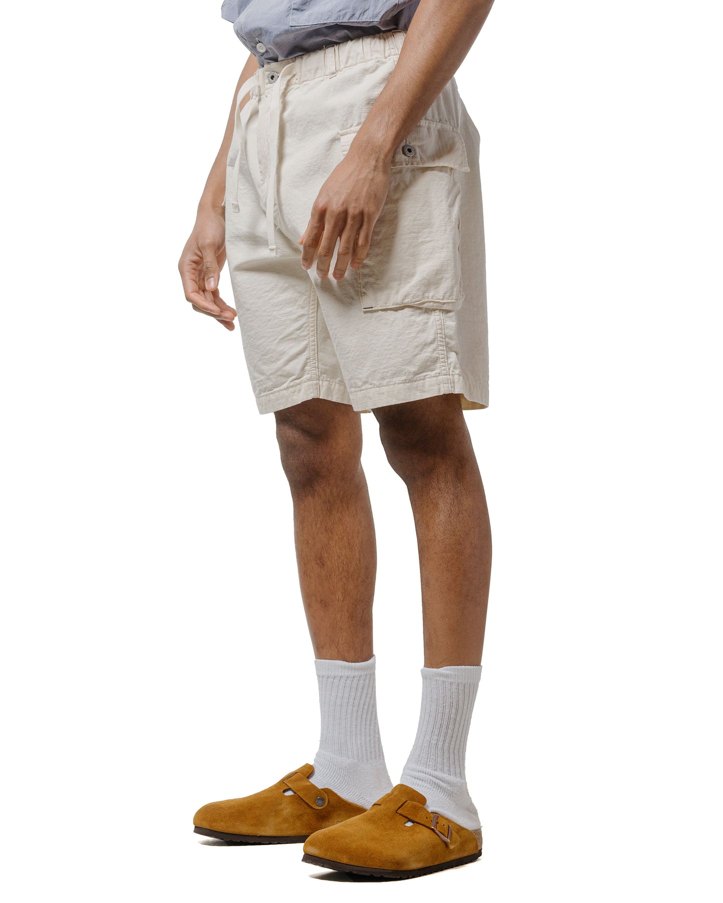 lost & found Post O'Alls Post O'Alls E-Z Walkabout Shorts Cotton Dobby Ripstop Natural