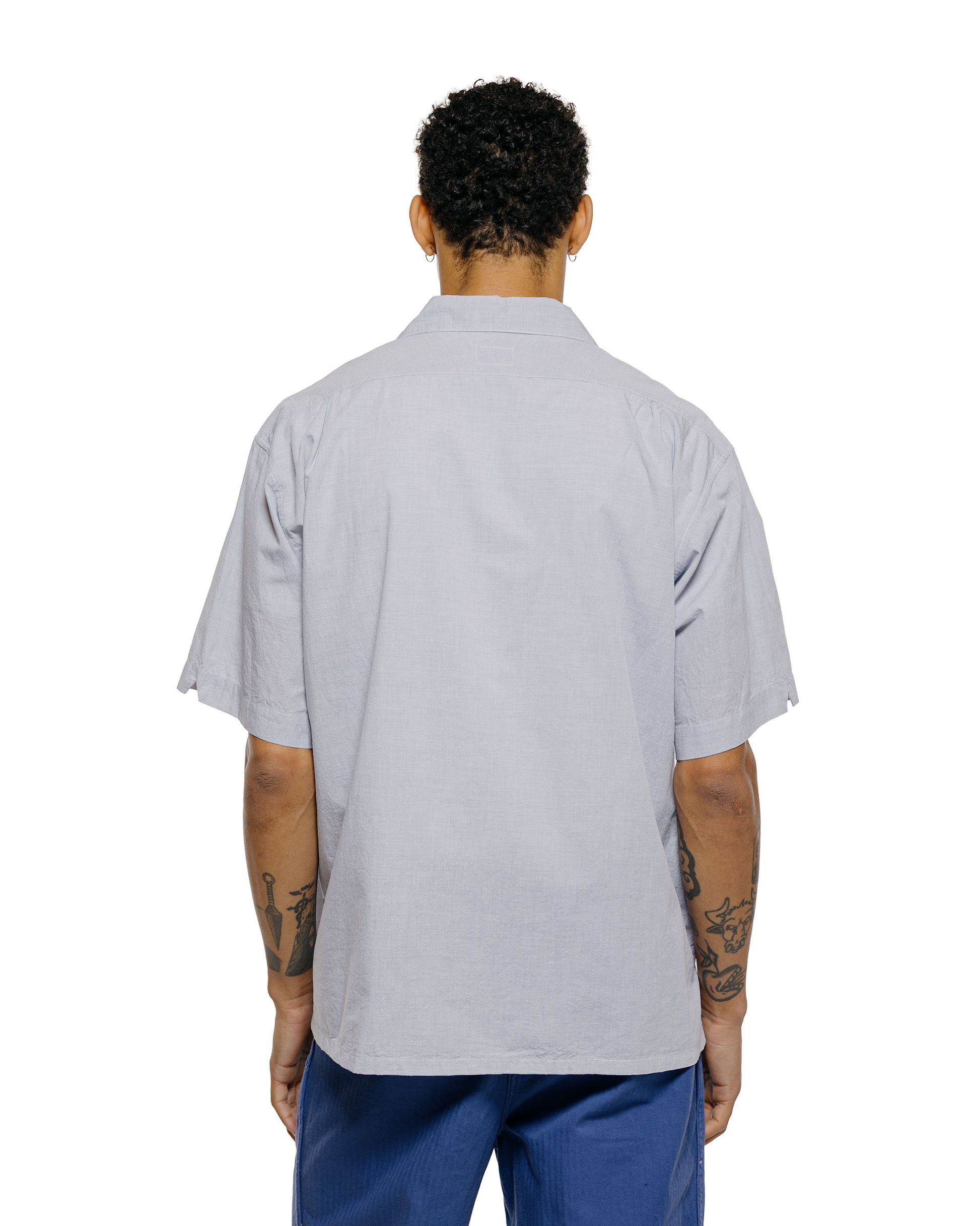 lost & found Post O'Alls Post O'Alls Fever 2 S/S High Count Broadcloth Grey Stripe