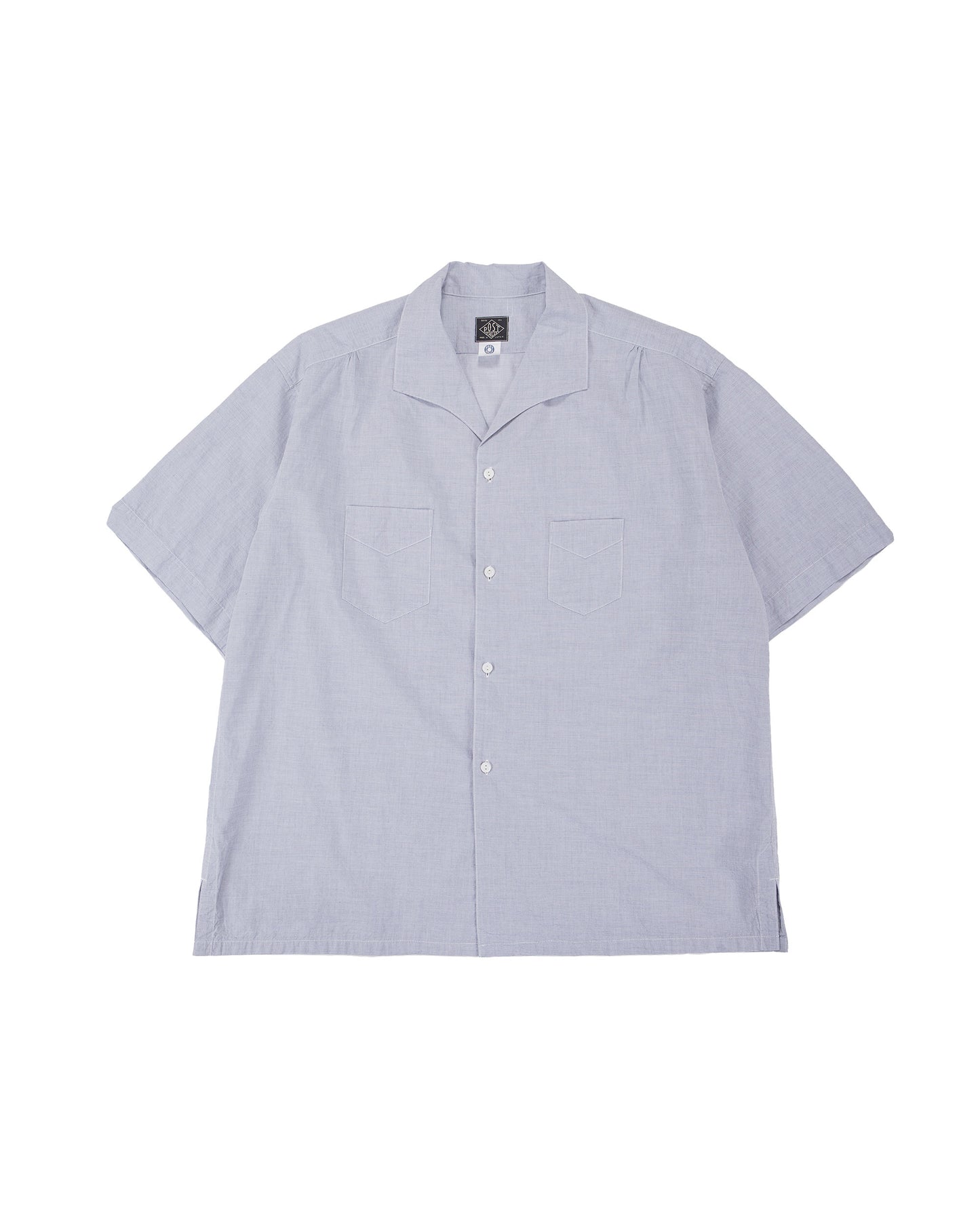 lost & found Post O'Alls Post O'Alls Fever 2 S/S High Count Broadcloth Grey Stripe