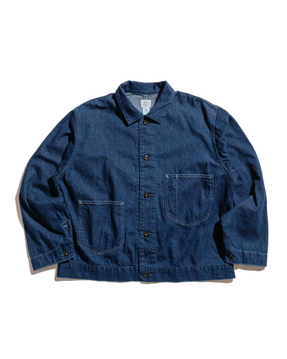lost & found Post O'Alls Post O'Alls Mechanic Blouse 8oz. Indigo Denim Deep Wash