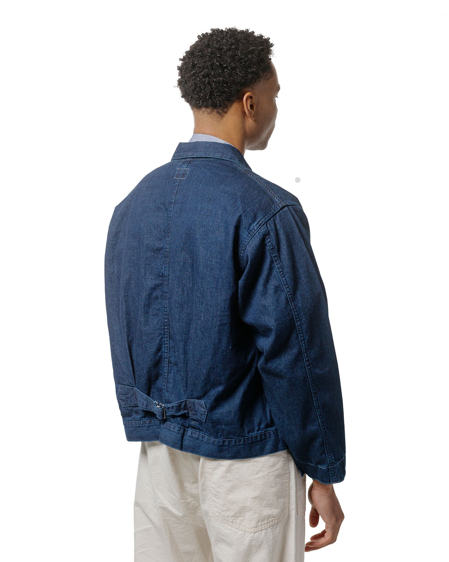 lost & found Post O'Alls Post O'Alls Mechanic Blouse 8oz. Indigo Denim Deep Wash