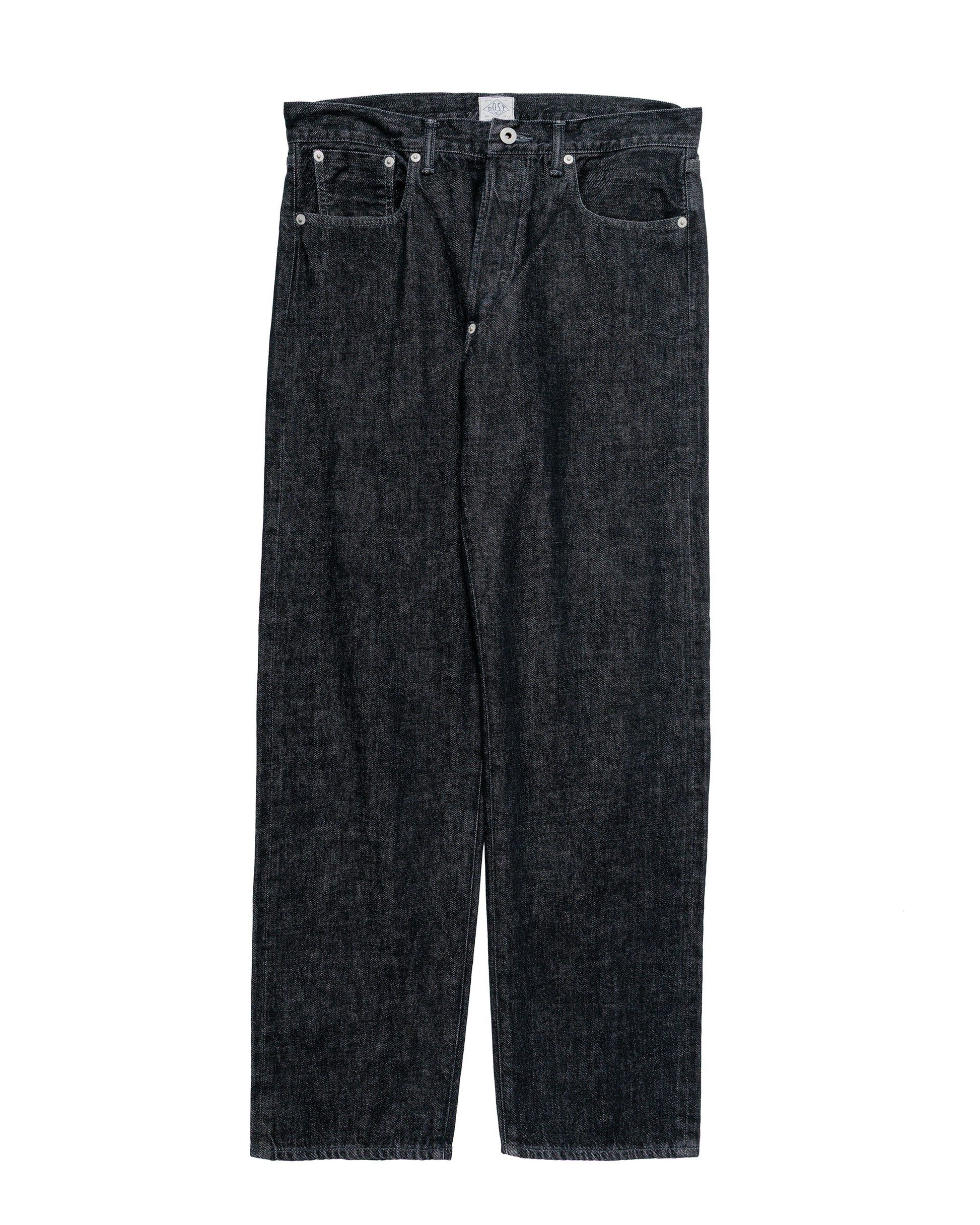 lost & found Post O'Alls Post O'Alls No.10 Five Pocket 12.oz Denim Black Deep Wash