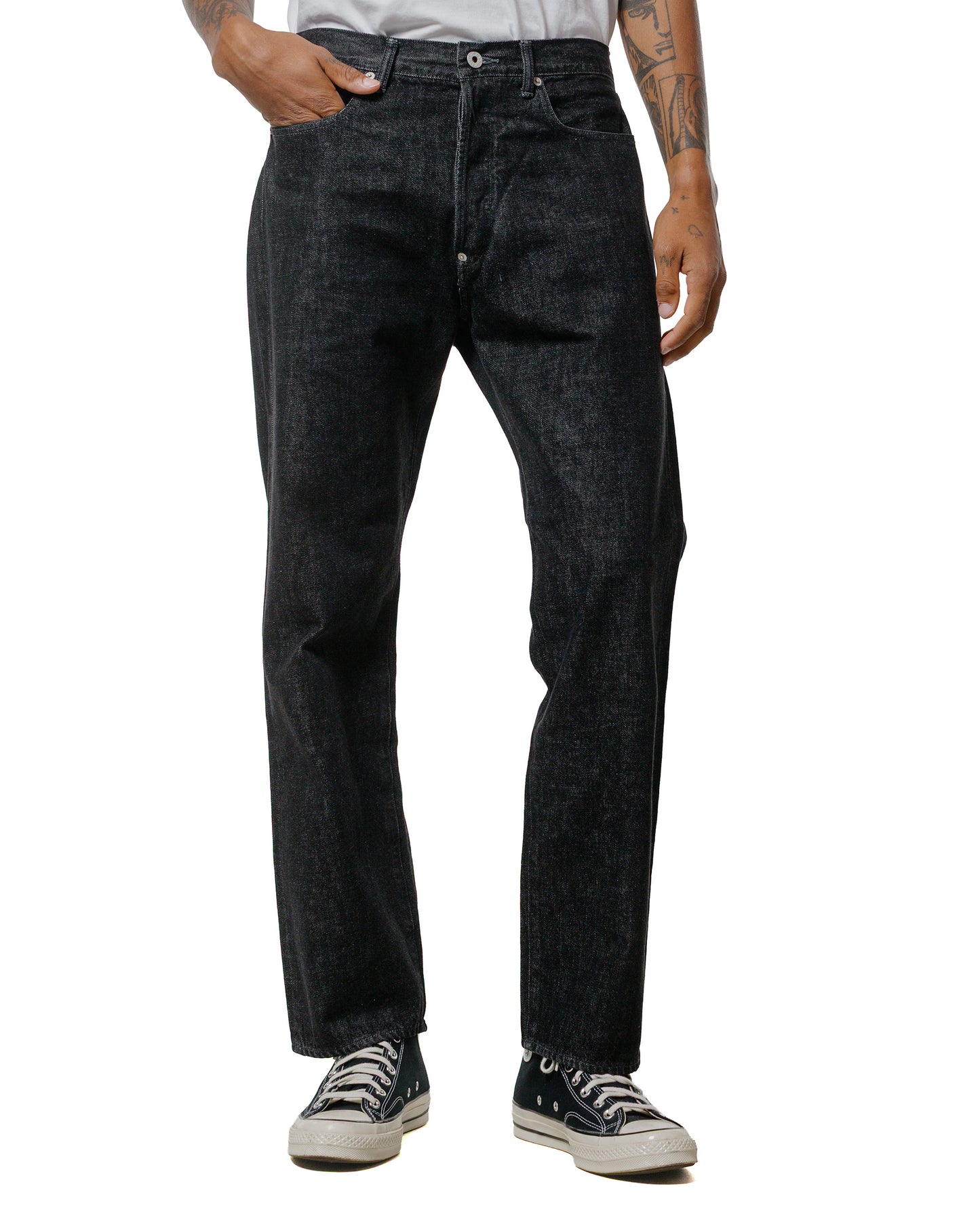 lost & found Post O'Alls Post O'Alls No.10 Five Pocket 12.oz Denim Black Deep Wash
