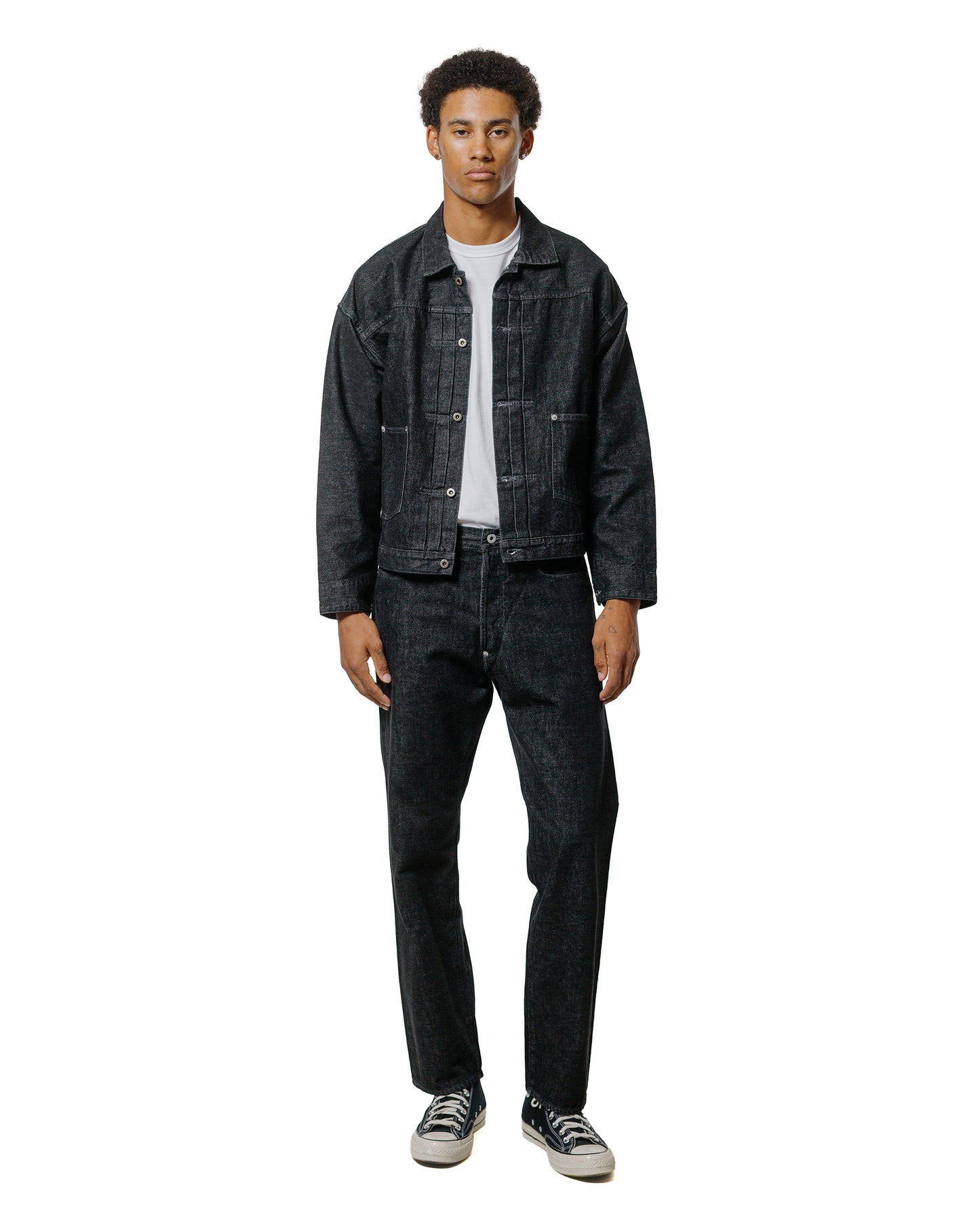 lost & found Post O'Alls Post O'Alls No.10 Five Pocket 12.oz Denim Black Deep Wash