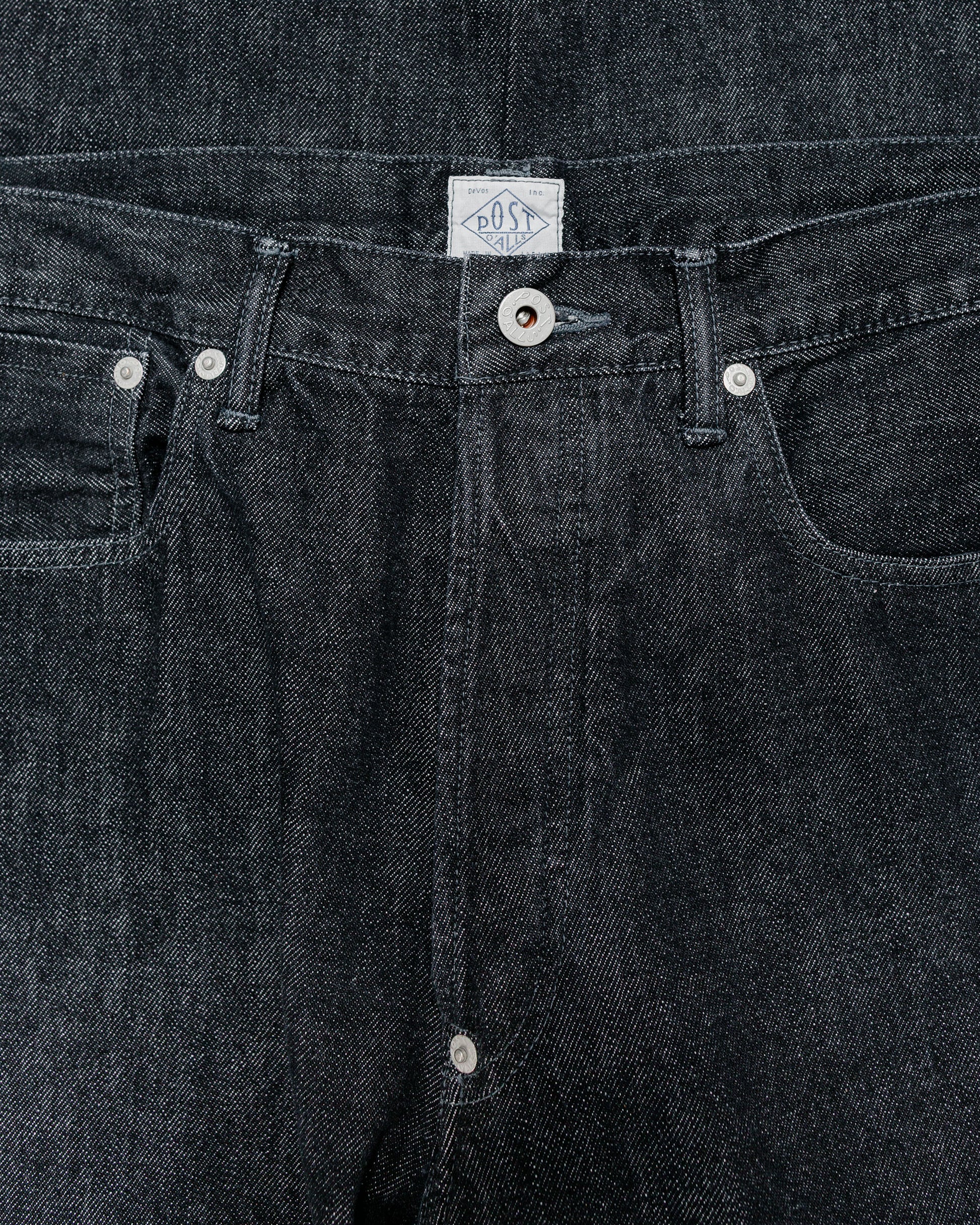 lost & found Post O'Alls Post O'Alls No.10 Five Pocket 12.oz Denim Black Deep Wash