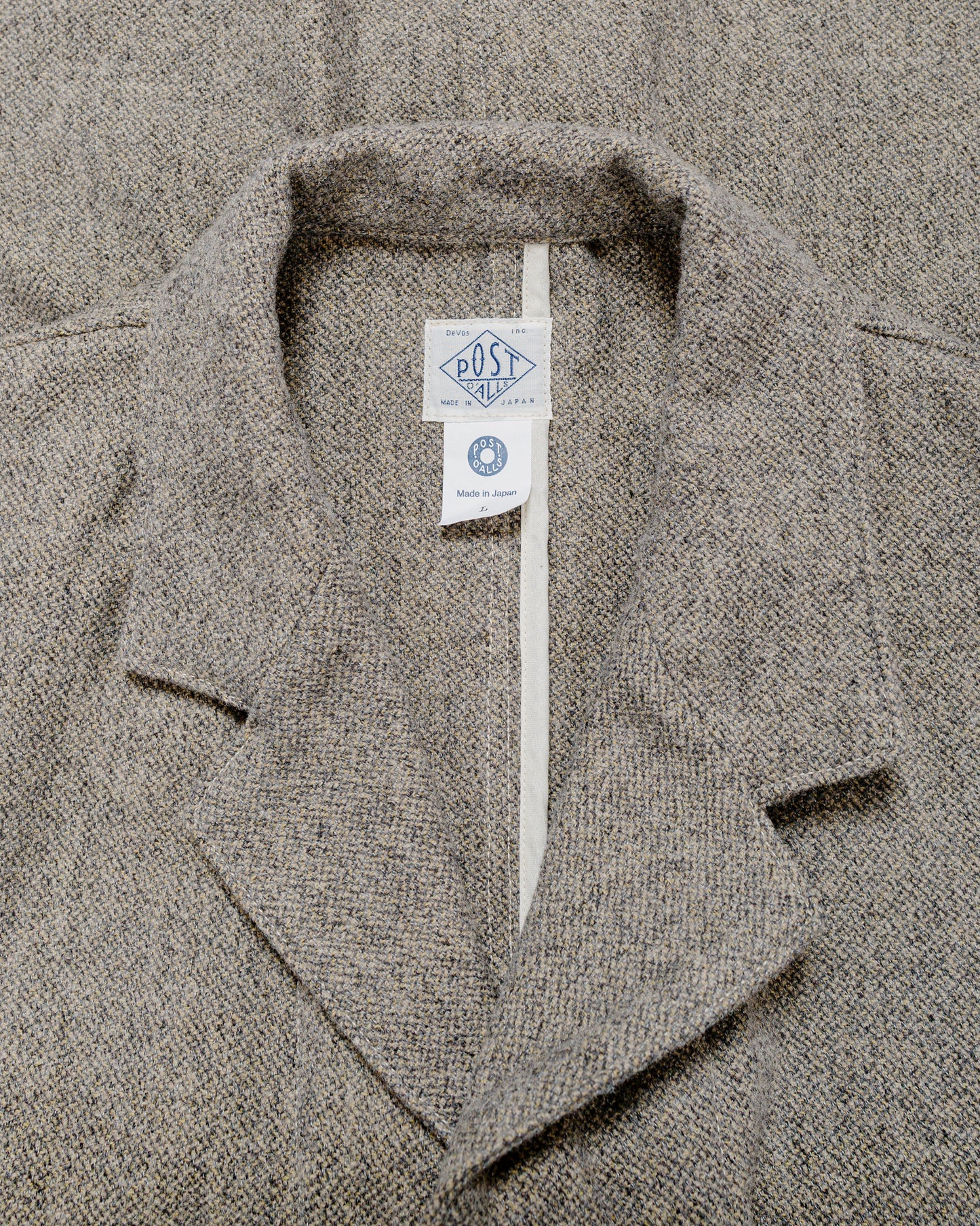 lost & found Post O'Alls Post O'Alls OK 1930 Basket Tweed Ecru