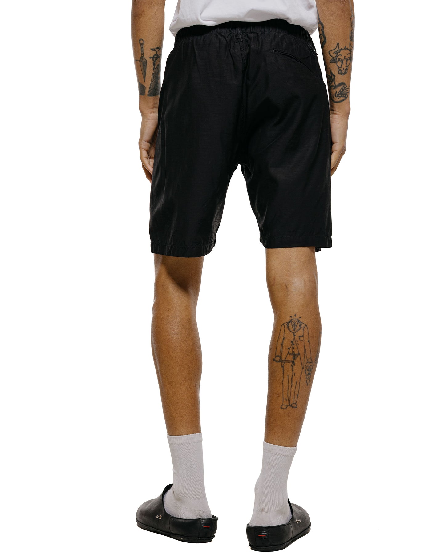 lost & found Post O'Alls Post O'Alls POST Coach Shorts Streaky Twill Black
