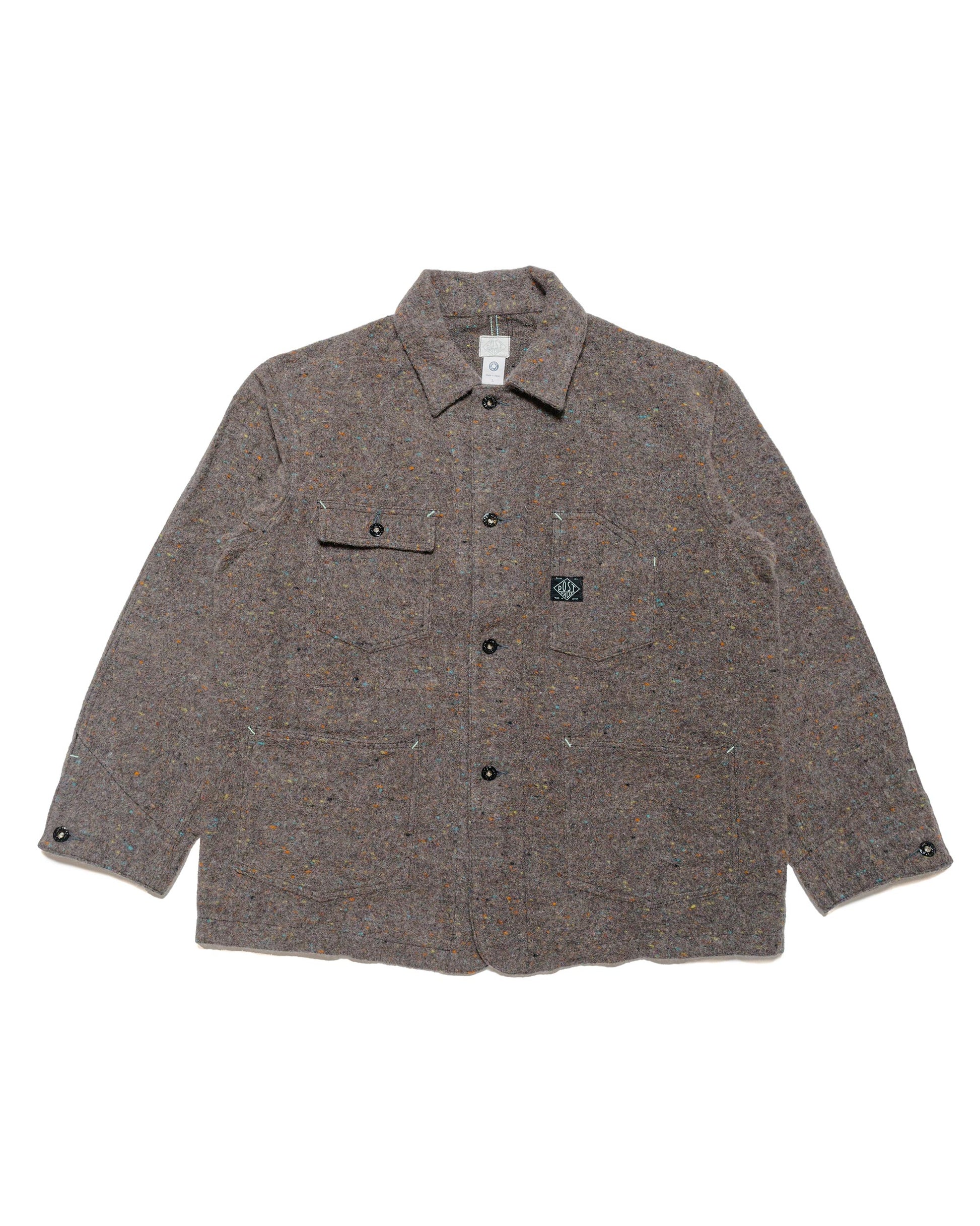 lost & found Post O'Alls Post O'Alls Polarfleece Jacket Trashed Wool Base