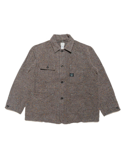lost & found Post O'Alls Post O'Alls Polarfleece Jacket Trashed Wool Base