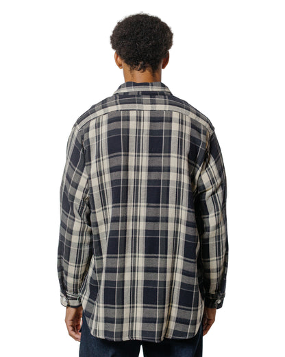 lost & found Post O'Alls Post O'Alls St. Louis Cotton Flannel Plaid Grey