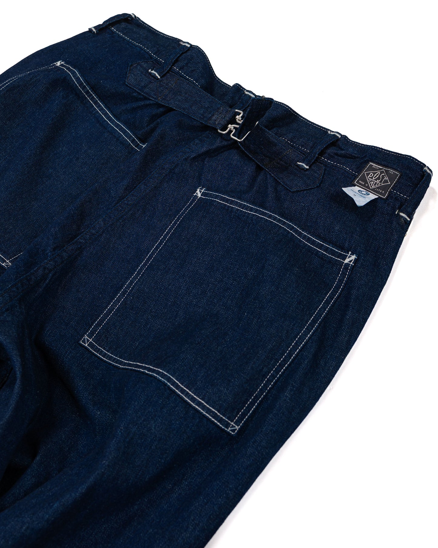 lost & found Post O'Alls Post O'Alls Sweetbear Bandtop 8oz. Denim Dark Indigo