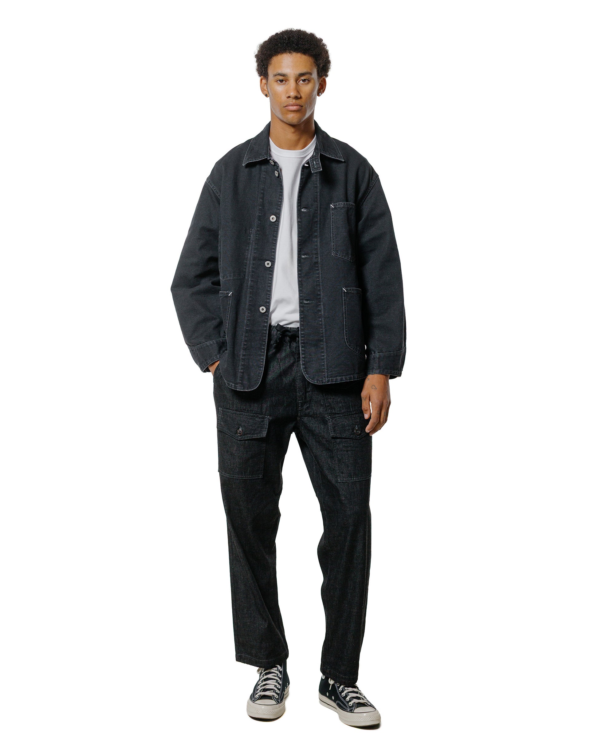 lost & found Post O'Alls Post O'Alls Town & Country Pants 8.oz Denim Black