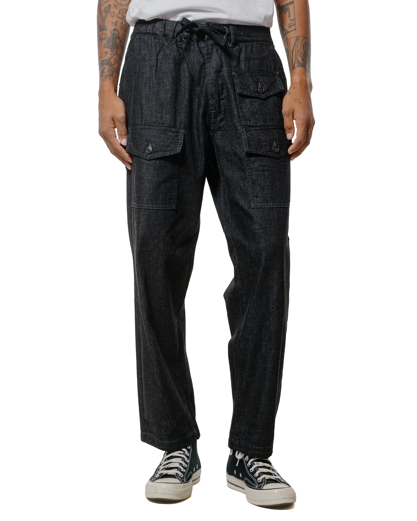 lost & found Post O'Alls Post O'Alls Town & Country Pants 8.oz Denim Black