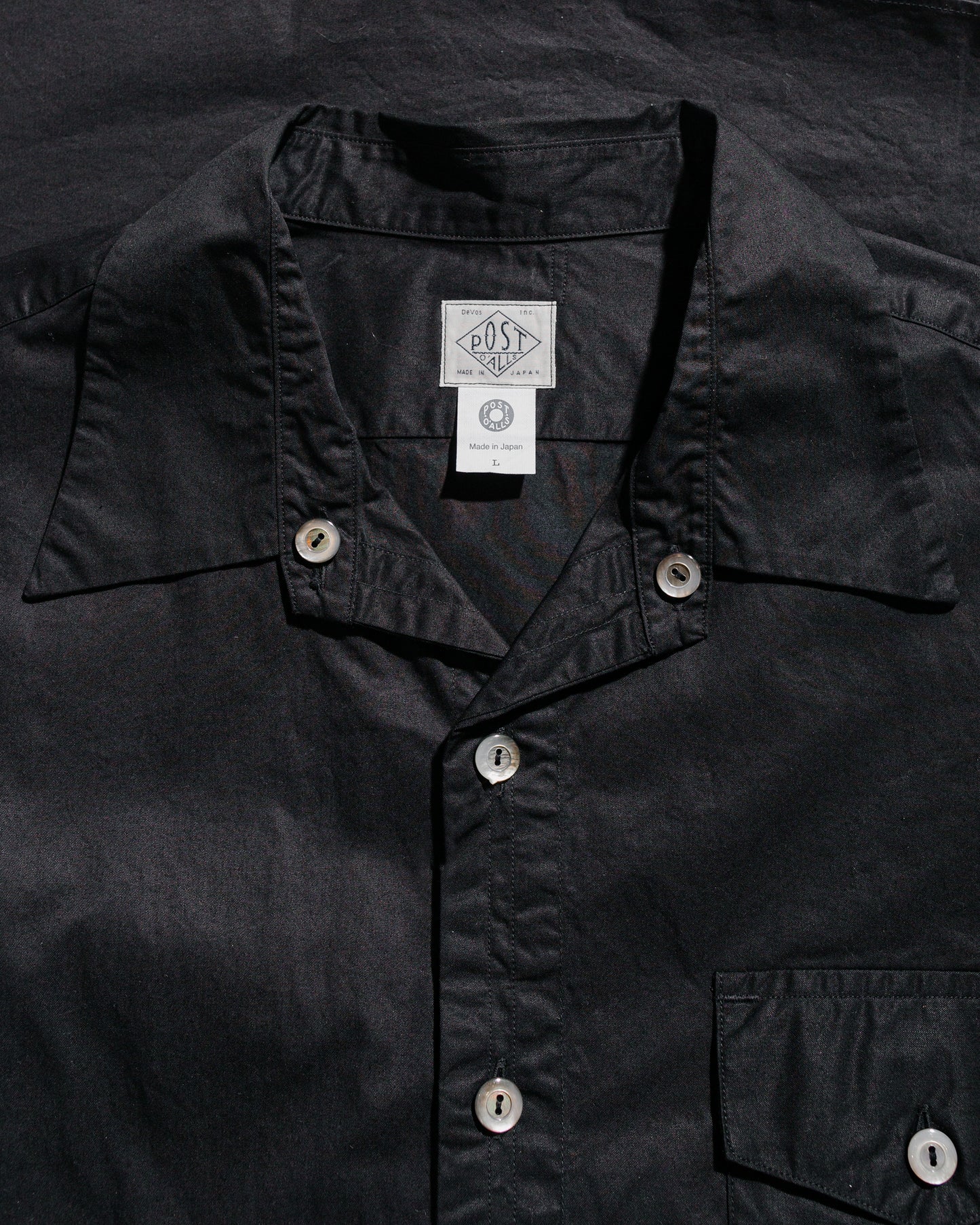 lost & found Post O'Alls Post O'Alls Town & Country Safari Medium Weight Poplin Black
