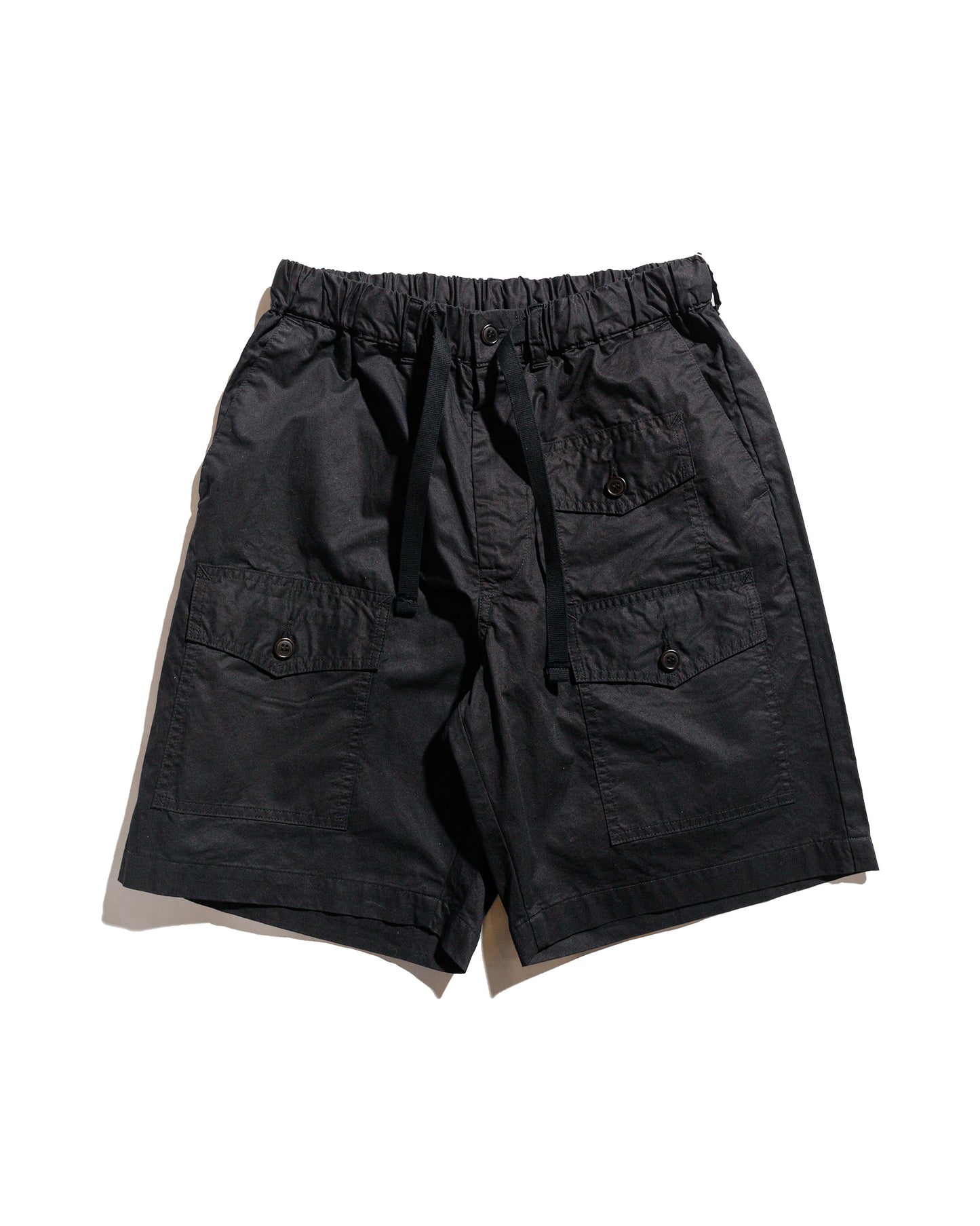 lost & found Post O'Alls Post O'Alls Town & Country Shorts Medium Weight Poplin Black