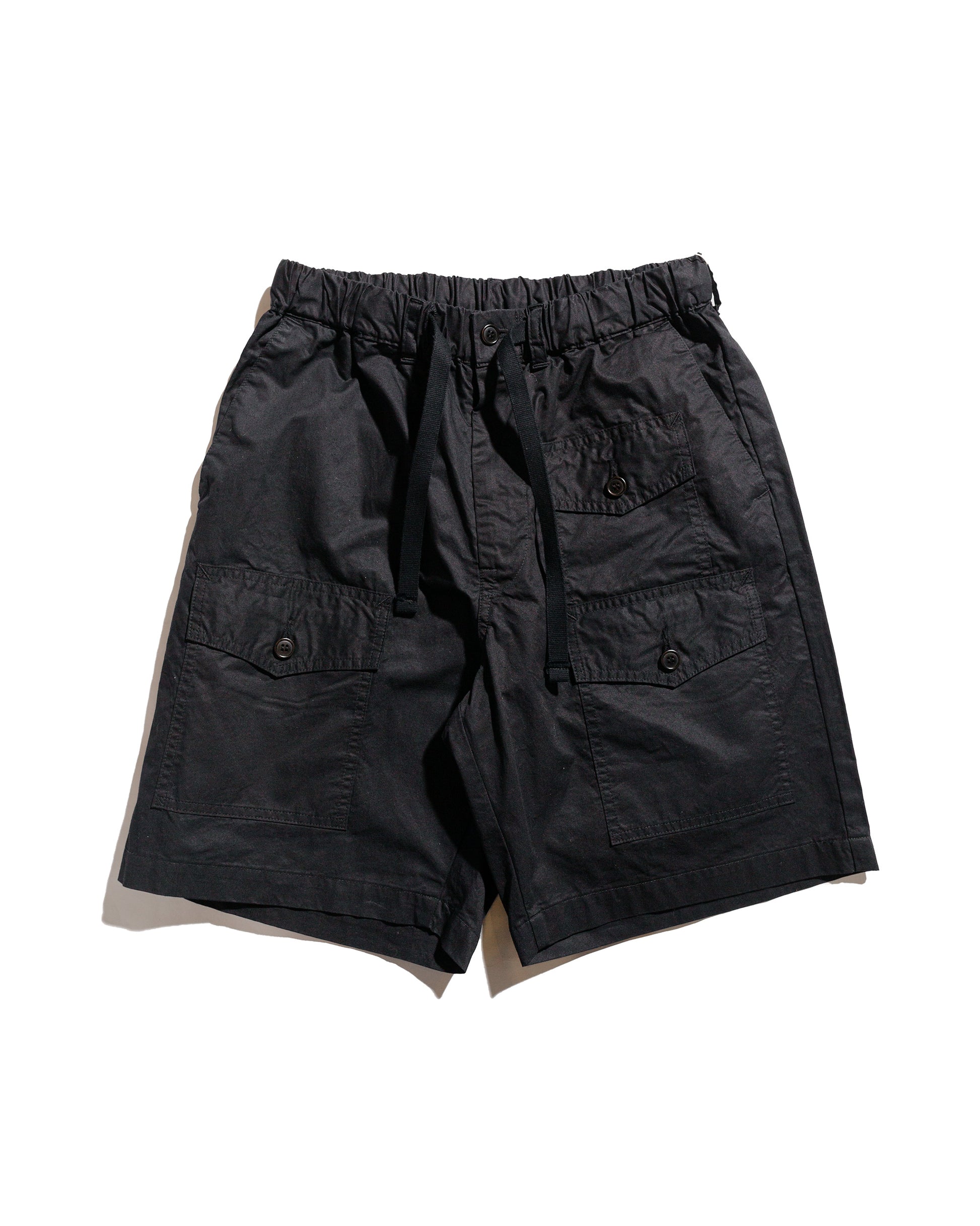 lost & found Post O'Alls Post O'Alls Town & Country Shorts Medium Weight Poplin Black