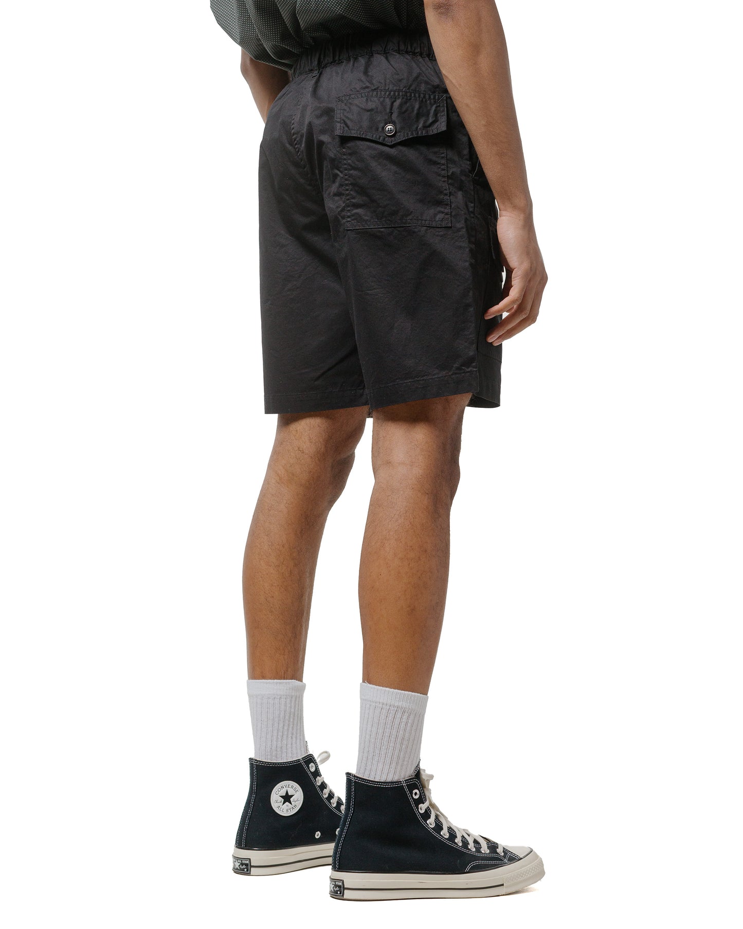 lost & found Post O'Alls Post O'Alls Town & Country Shorts Medium Weight Poplin Black