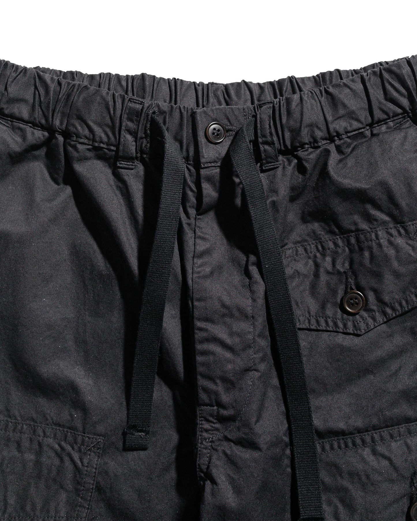 lost & found Post O'Alls Post O'Alls Town & Country Shorts Medium Weight Poplin Black