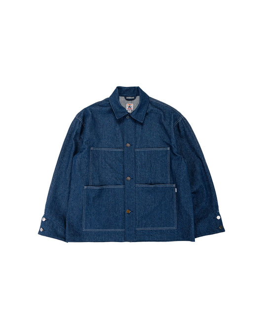 lost & found Randy's Garments Randy's Garments Chore Coat Scoured Indigo 12oz Cotton Denim