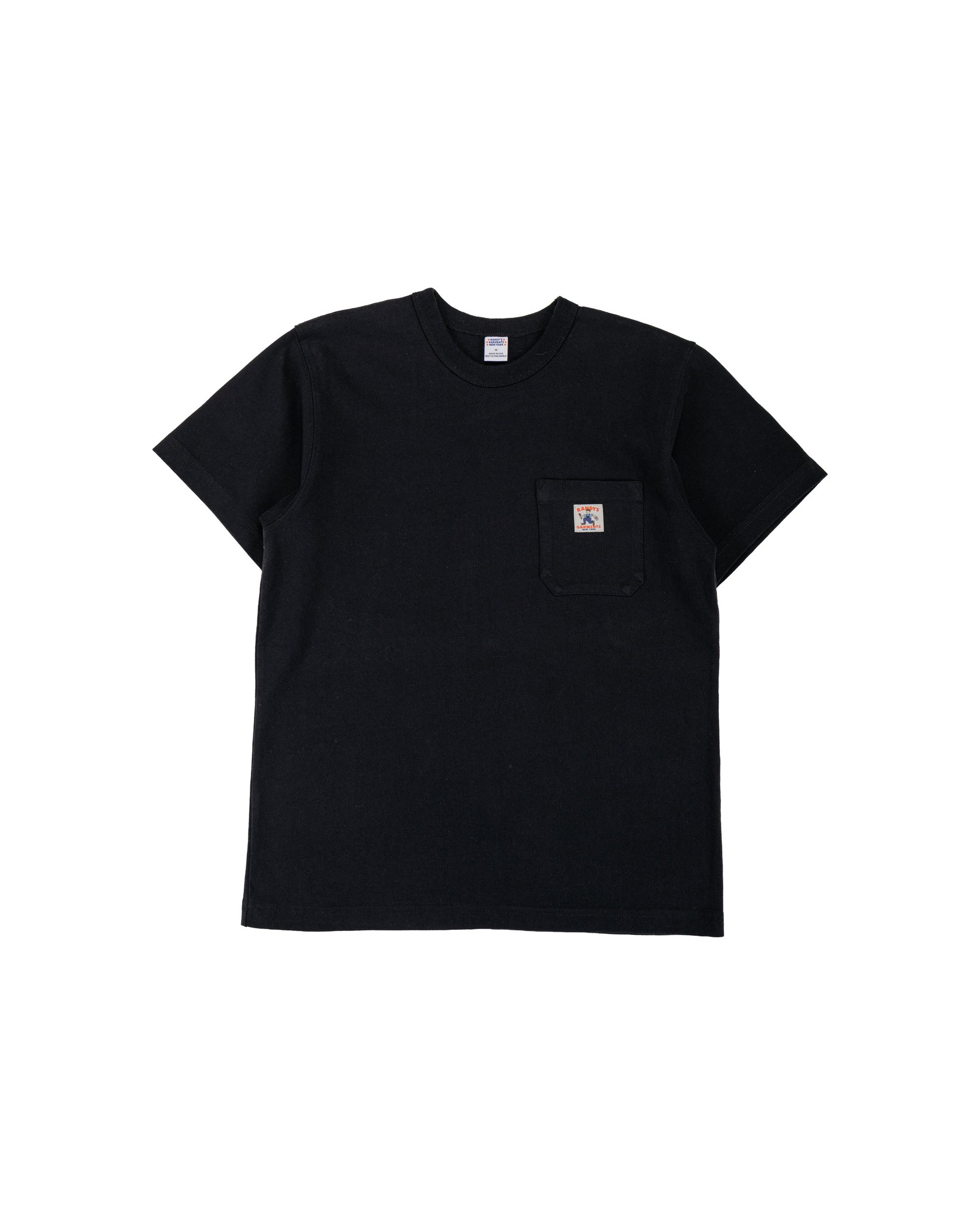 lost & found Randy's Garments Randy's Garments Heavyweight Hammer Pocket Tee Black