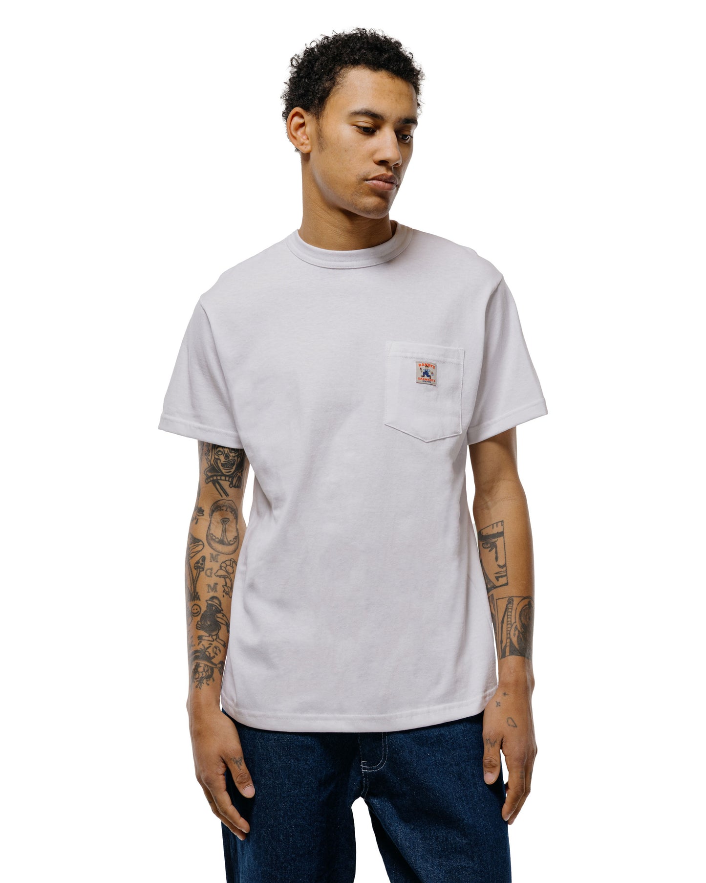 lost & found Randy's Garments Randy's Garments Pocket Tee White